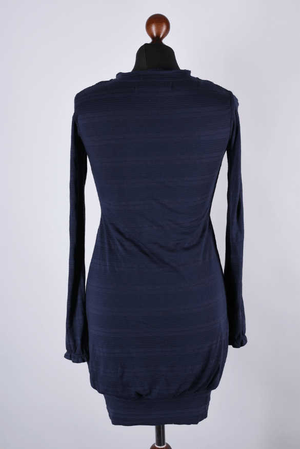 Desigual Women's Desigual Embellished Blue Long Sleeve Tunic Dress S Size S / US 4 / IT 40 - 3 Thumbnail