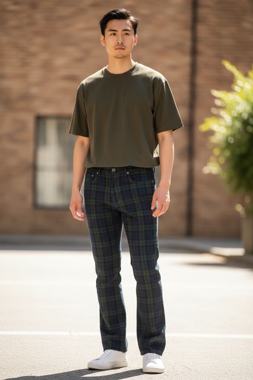 Paul Smith 🔥CYBER WEEK🔥PAUL SMITH Punk Check Plaid Tartan Slim Fit Size US 30 / EU 46 - 1 Thumbnail