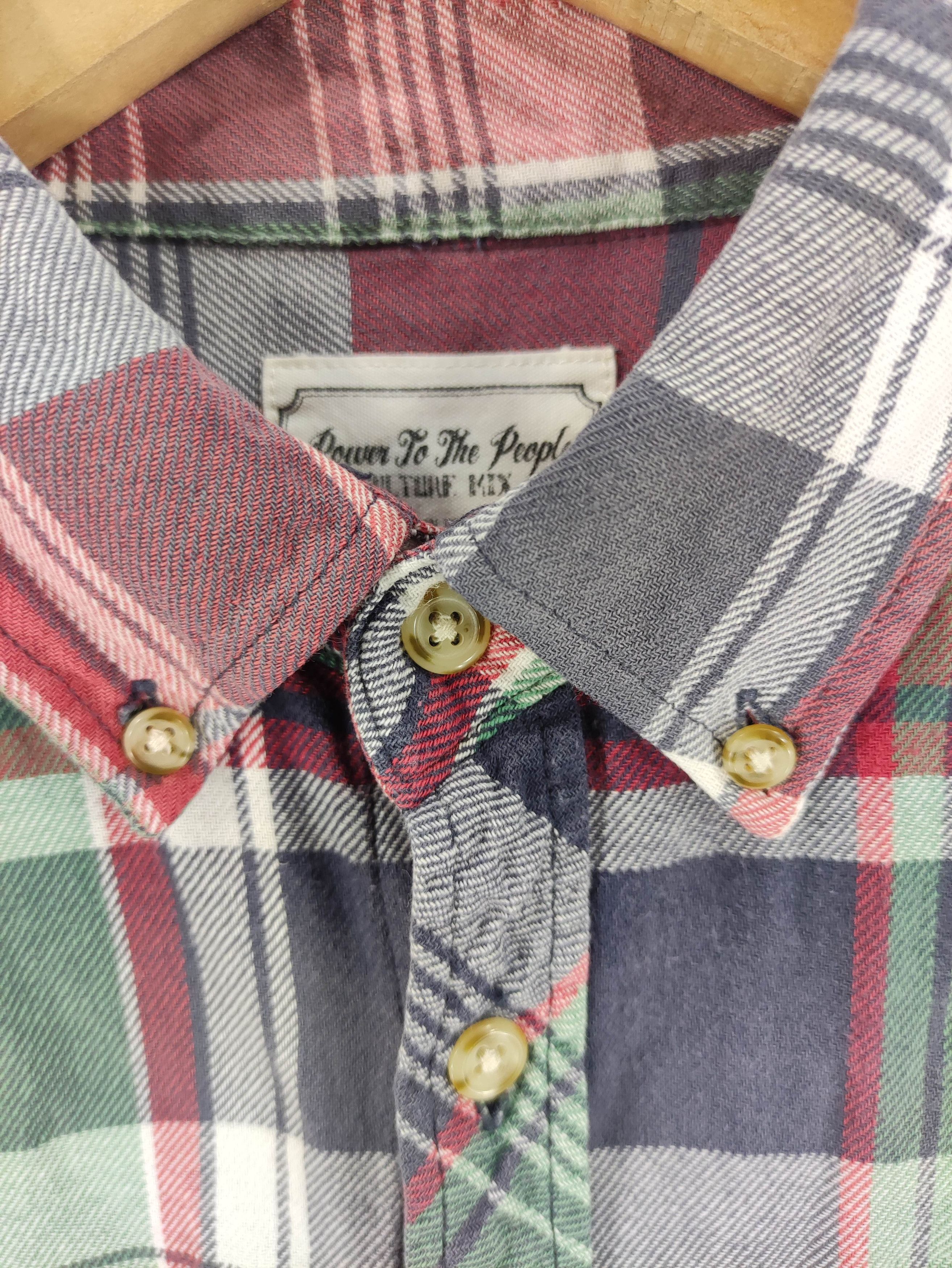 Japanese Brand Vintage Flannel Shirt Button Up Long Sleeve Size US M / EU 48-50 / 2 - 2 Thumbnail