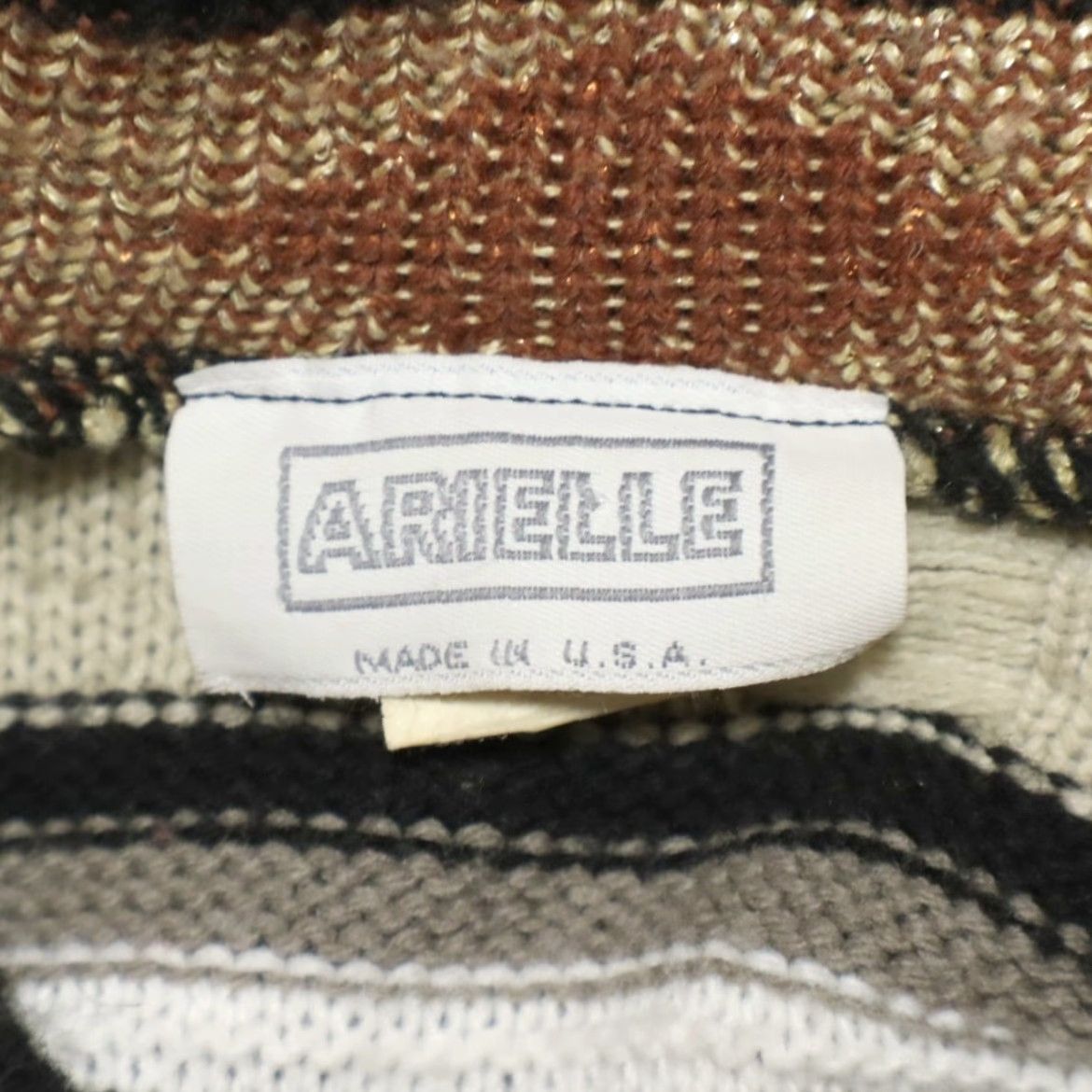 Vintage VTG Arielle Cosby 3D Striped Sweater Women's L Shirt Size L / US 10 / IT 46 - 7 Thumbnail