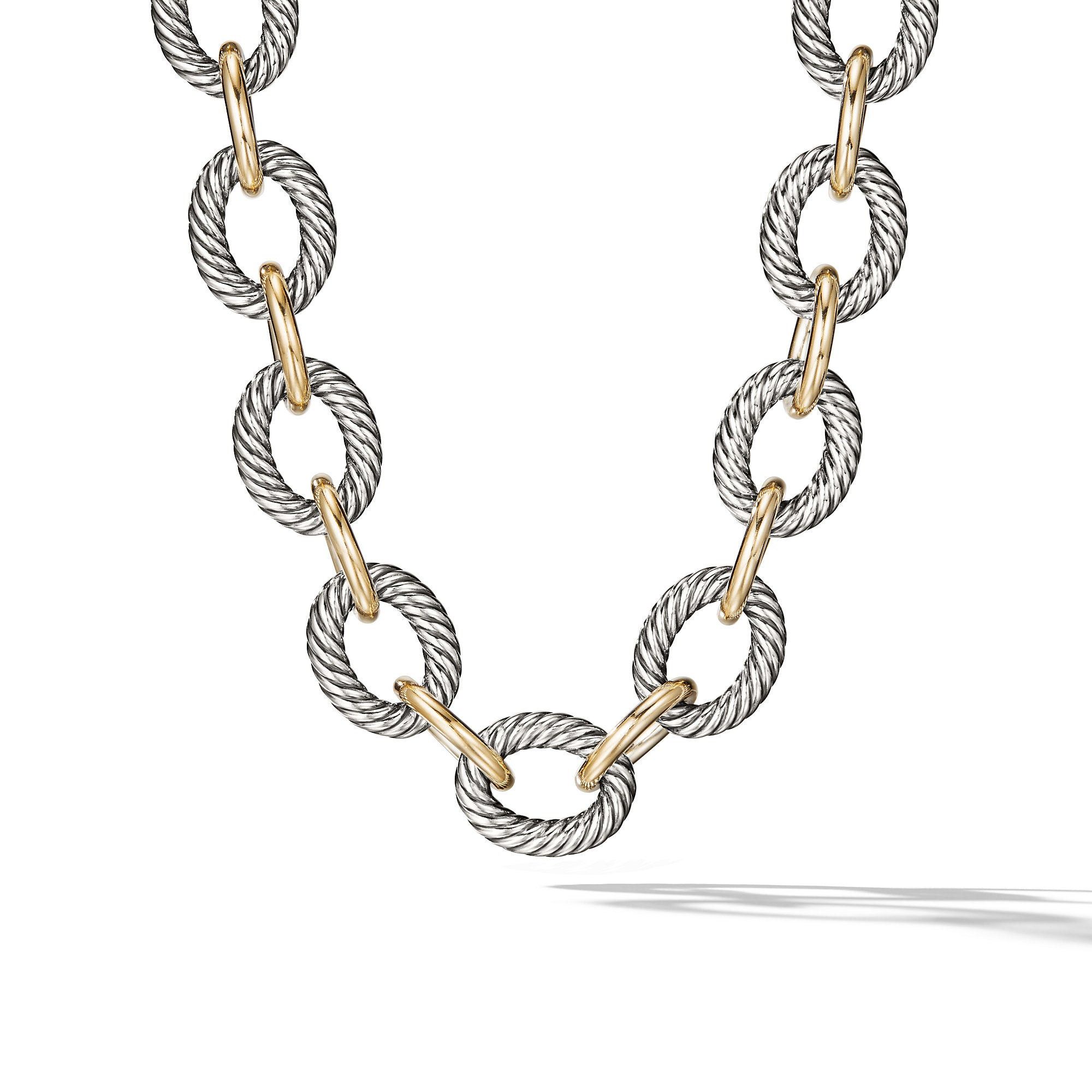 David Yurman o1w1db10526 CH0143 Size:10/Necklace in Silver/Golden Size ONE SIZE - 2 Thumbnail
