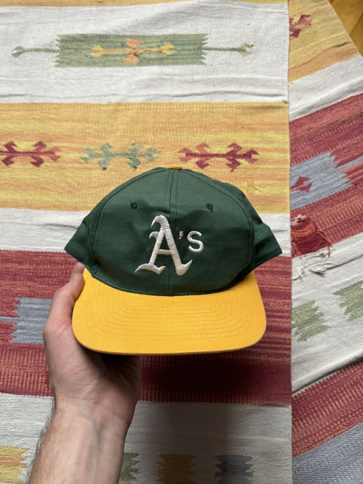 MLB Vintage 90’s A’s Oakland Athletics MLB Baseball Hat Size ONE SIZE - 2 Thumbnail