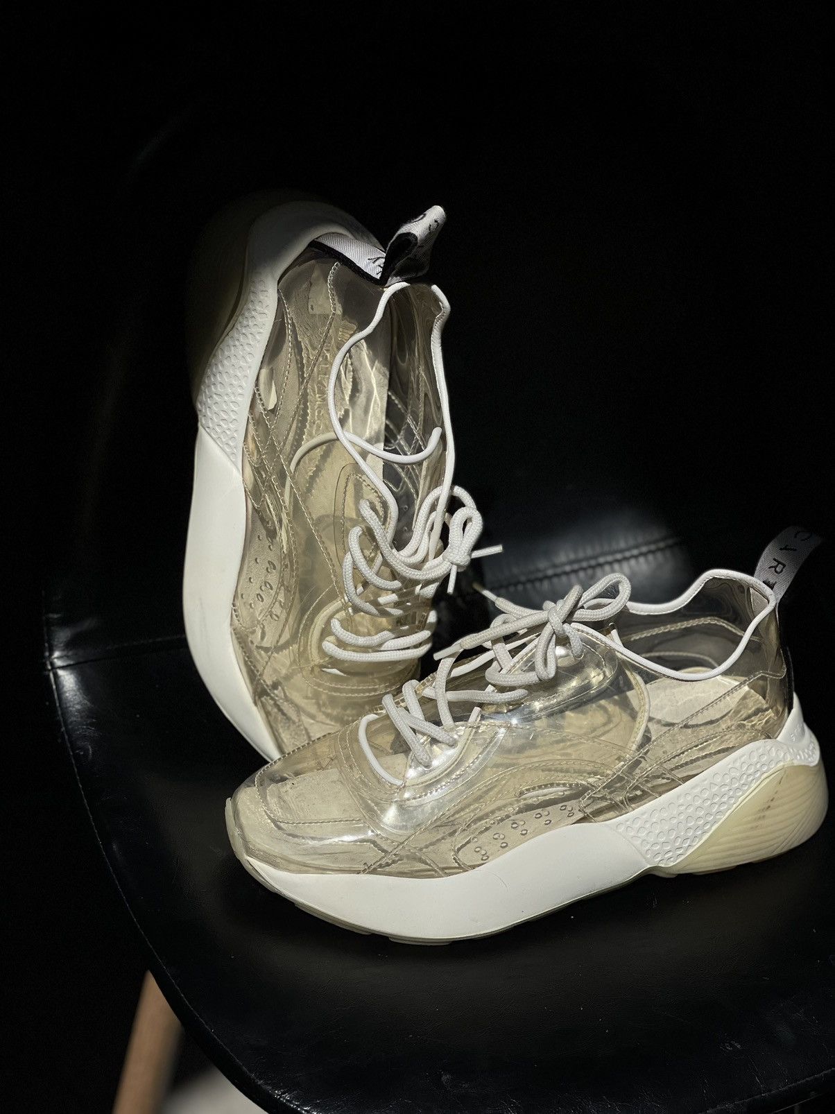 Stella McCartney Stella McCartney Eclypse Clear PVC sneakers shoes Size US 10 / IT 40 - 5 Thumbnail
