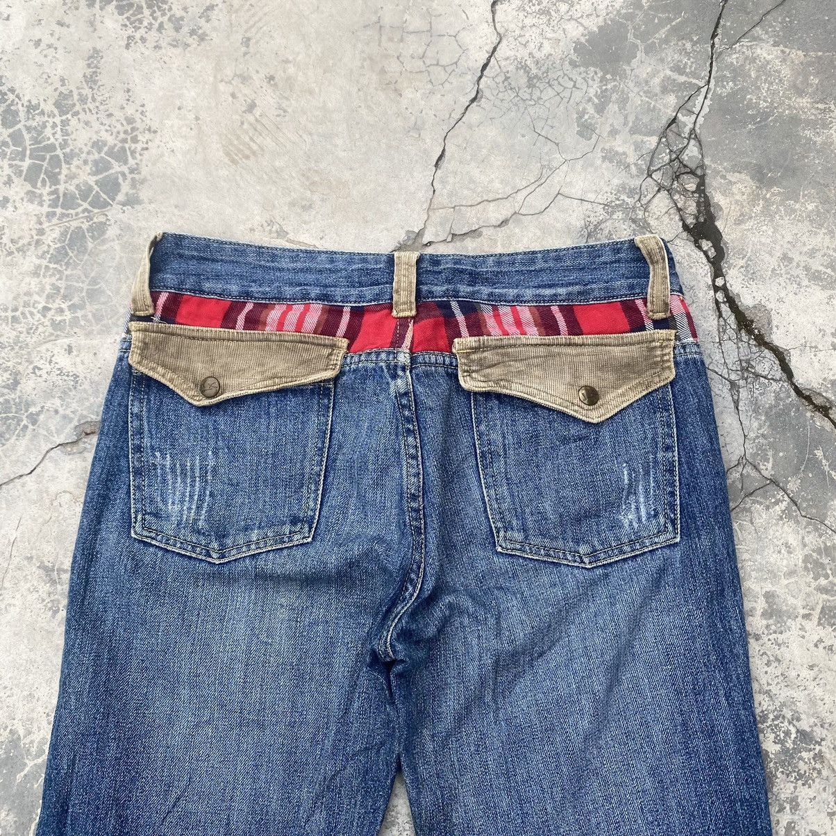 Japanese Brand 🔥LIVE X🔥 HYBRID JEANS Size 30" / US 8 / IT 44 - 2 Thumbnail