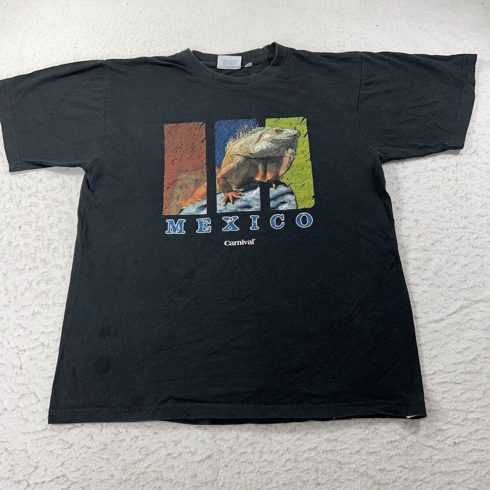 Vintage Vintage Carnival Cruise Line Small Black Mexico Graphic Tee Size US S / EU 44-46 / 1 - 1 Thumbnail