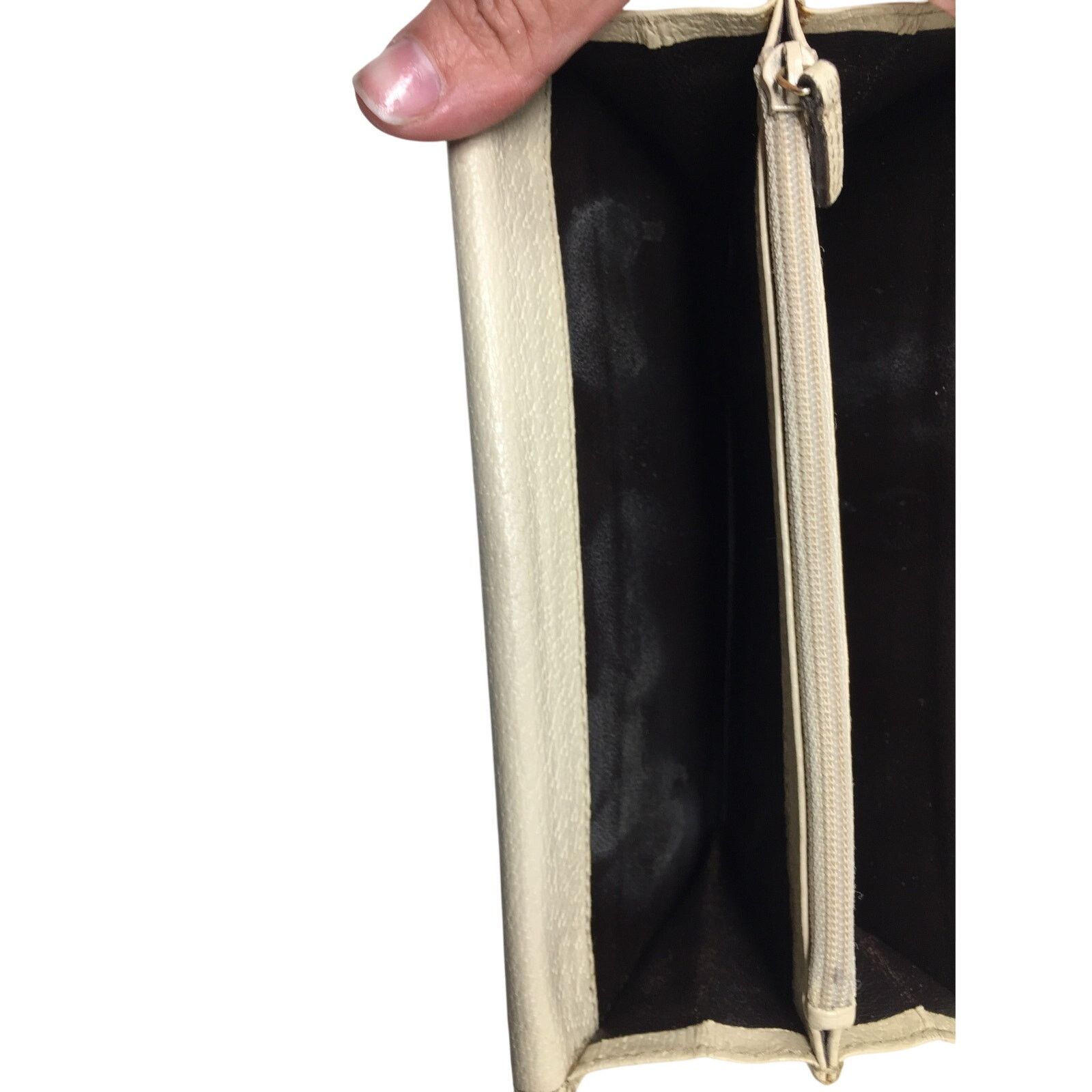 Gucci Gucci GG Canvas Beige & White Leather Double Layer Wallet Size ONE SIZE - 16 Thumbnail
