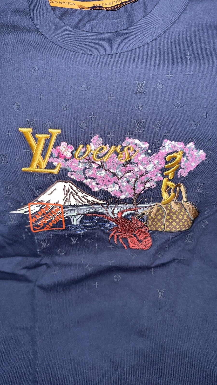 Louis Vuitton × Nigo Embroidered T-Shirt Nigo X Pharrell Size US M / EU 48-50 / 2 - 1 Thumbnail