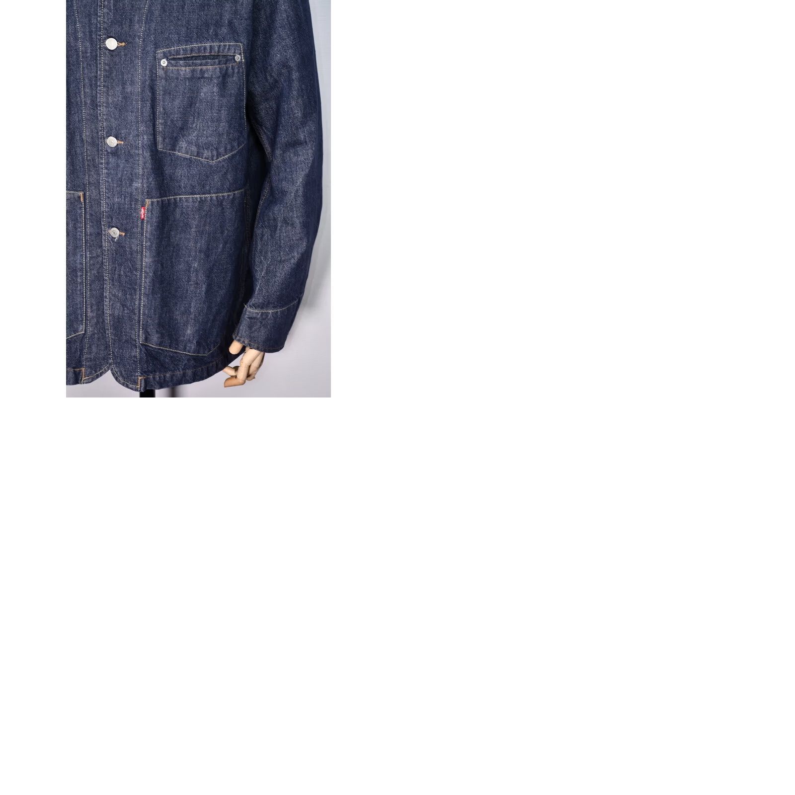 Levi's Levi's 70525 Jacket Denim Chore XL Regular Blue Denim Jacket Men Chest 65 cm Length 81 cm Length Sleeve 66 cm Vintage: No Size US XL / EU 56 / 4 - 9 Thumbnail