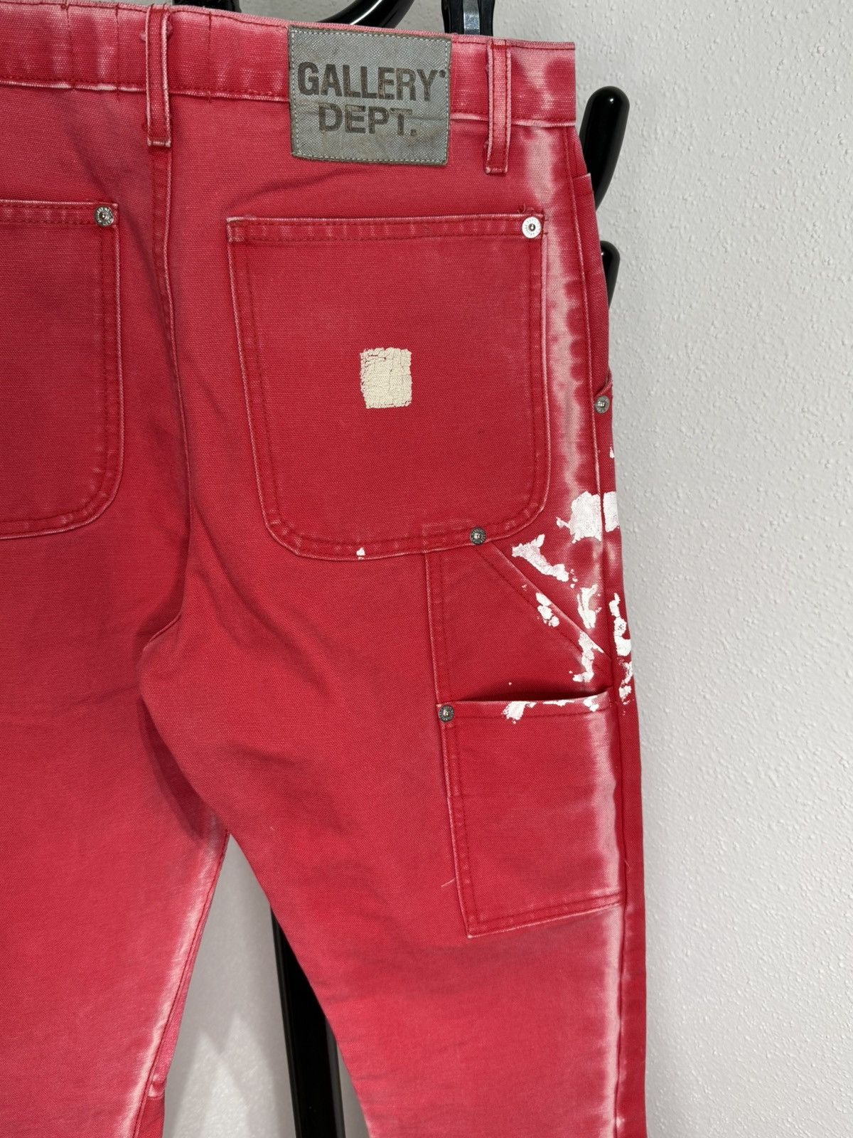 Gallery Dept. Gallery Dept. La Flare Carpenter Red Jeans Size US 30 / EU 46 - 5 Thumbnail