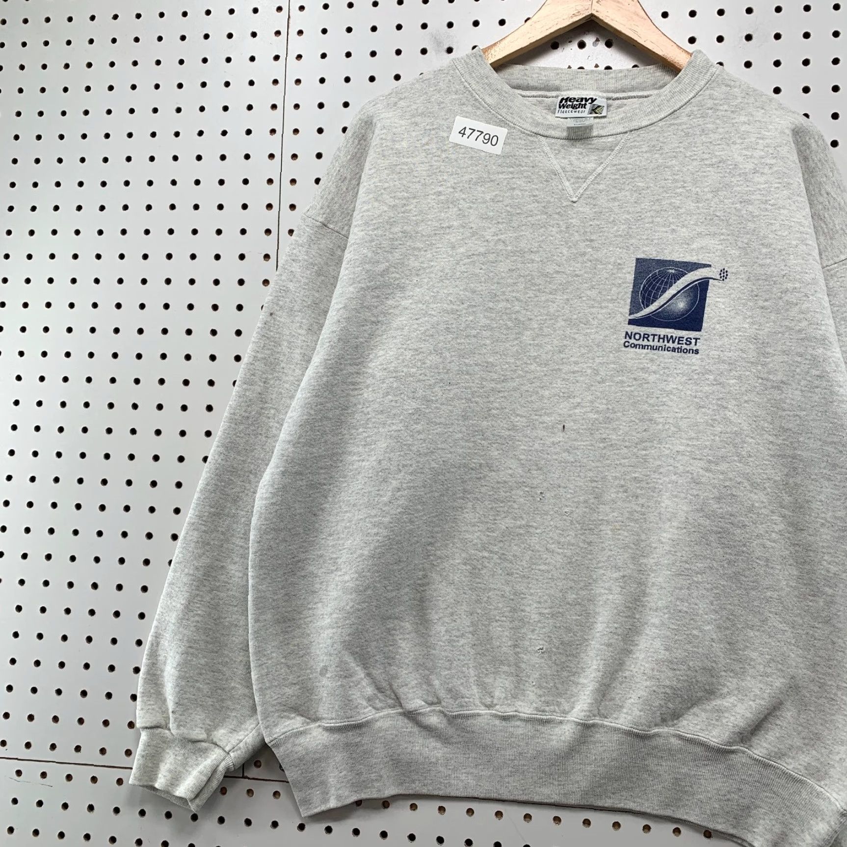 Vintage VINTAGE Heavyweight Fleece Sweatshirt Mens XL Gray USA Shirt 90s Size US XL / EU 56 / 4 - 5 Thumbnail