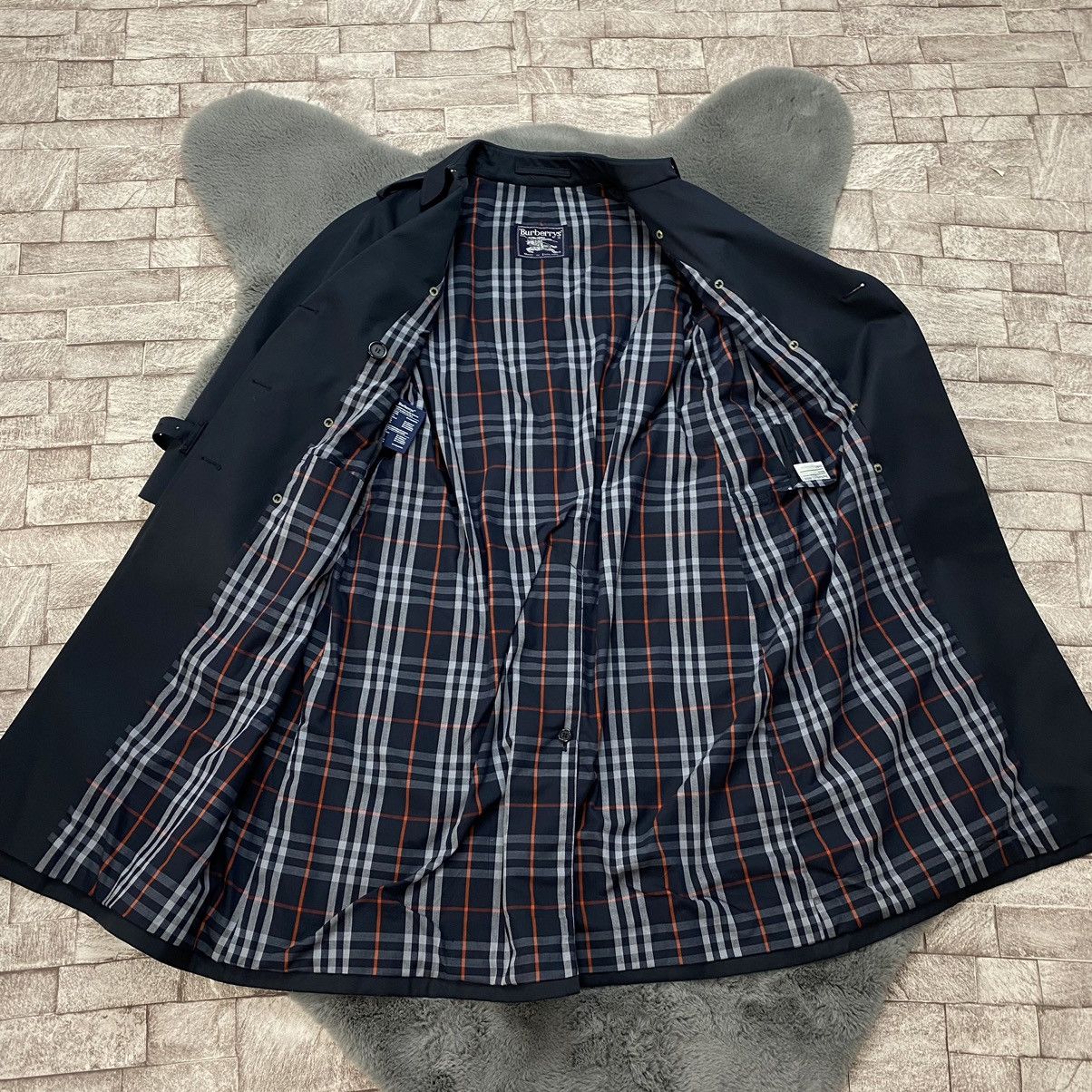 Burberry Vintage 90s Burberry trench coat jacket Size L / US 10 / IT 46 - 5 Thumbnail