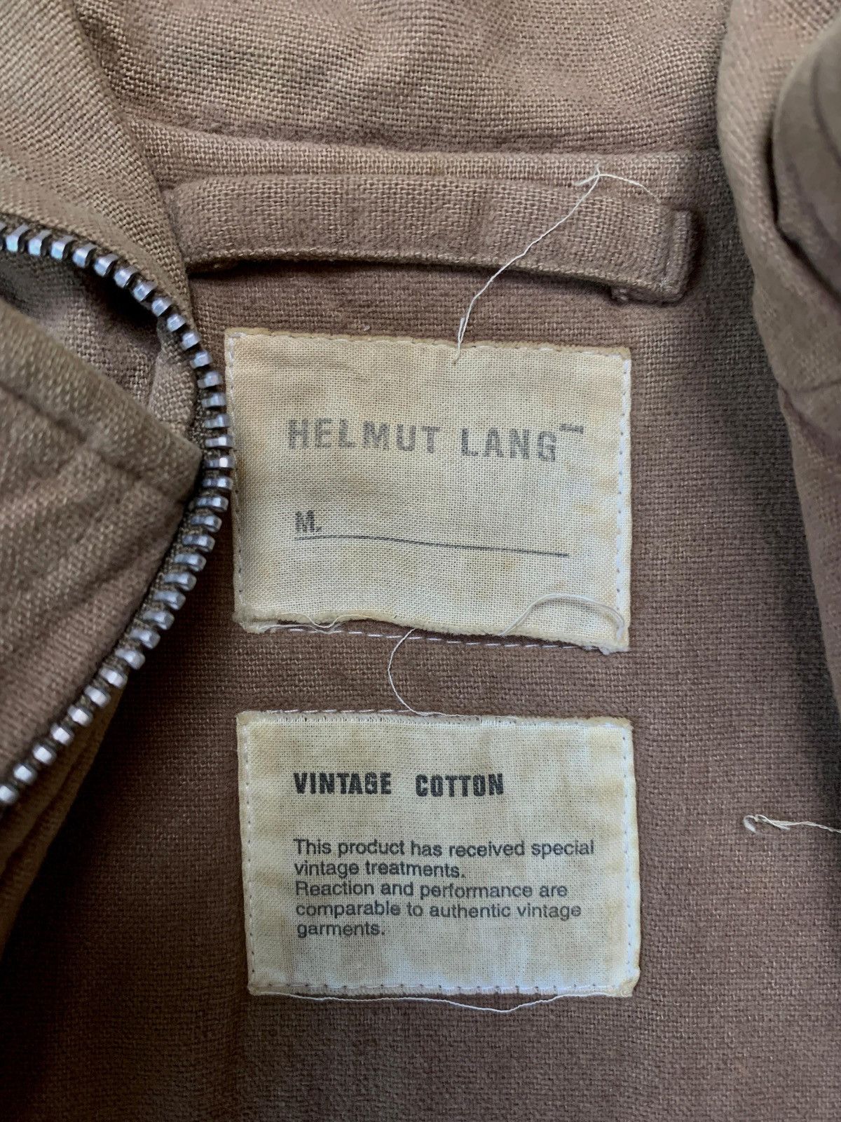 Helmut Lang FREE TAX! Vintage Cotton Military Heavy Coat Jacket Size US S / EU 44-46 / 1 - 12 Thumbnail