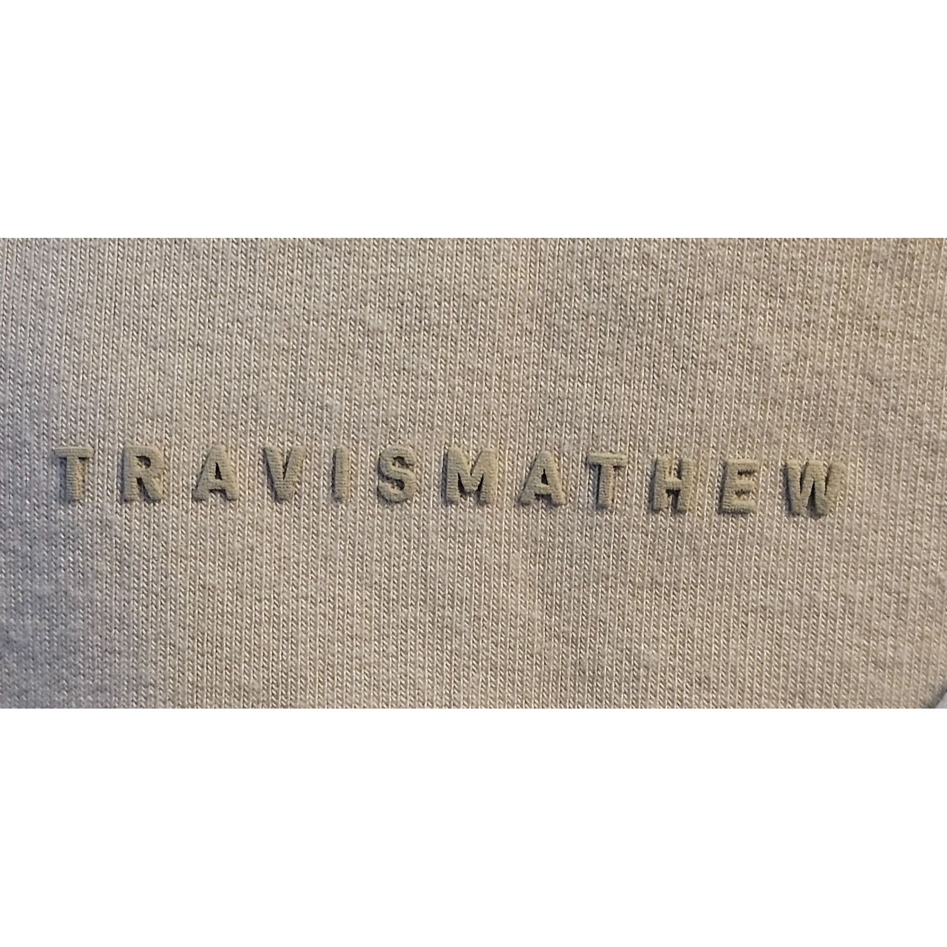 TravisMathew TravisMathew Mens Large Hoodie Sweatshirt Light Gray Modal & Size US L / EU 52-54 / 3 - 5 Thumbnail