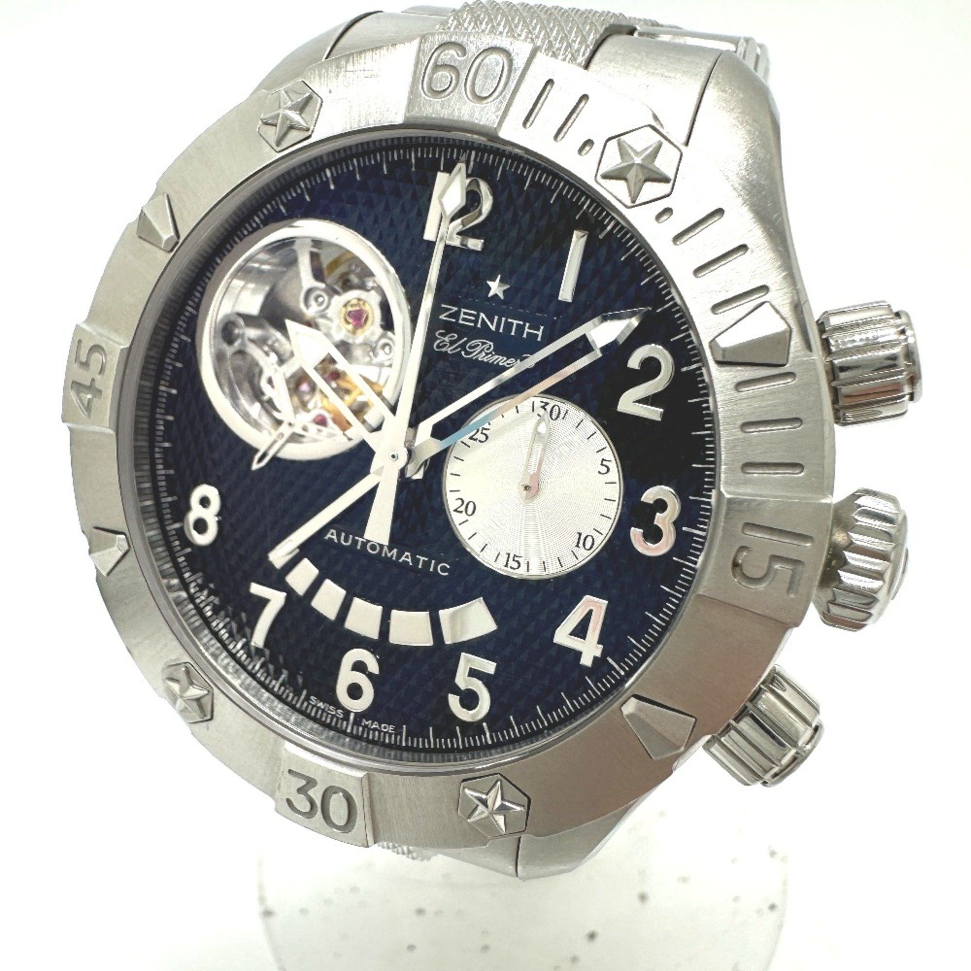 ZENITH Zenith 03.0516.4021 Open El-Primero Back scale Automatic Wristwatch Silver Size ONE SIZE - 1 Thumbnail