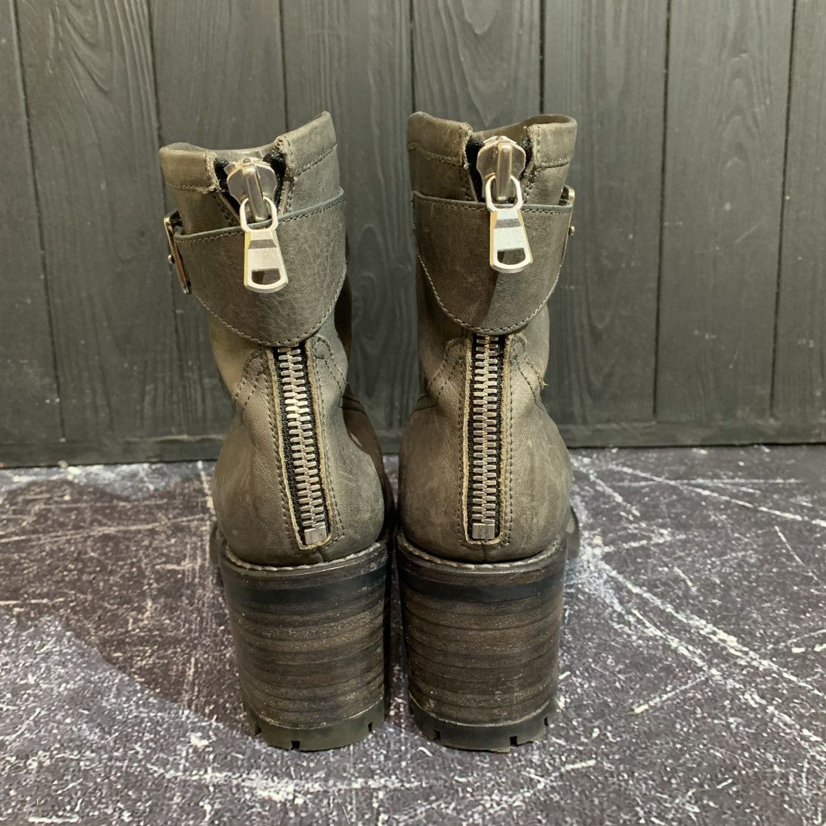 Japanese Brand FREE LANCE Leather Biker Wmns Boots Size 36 Rick Owens Style Size US 6 / IT 36 - 6 Thumbnail