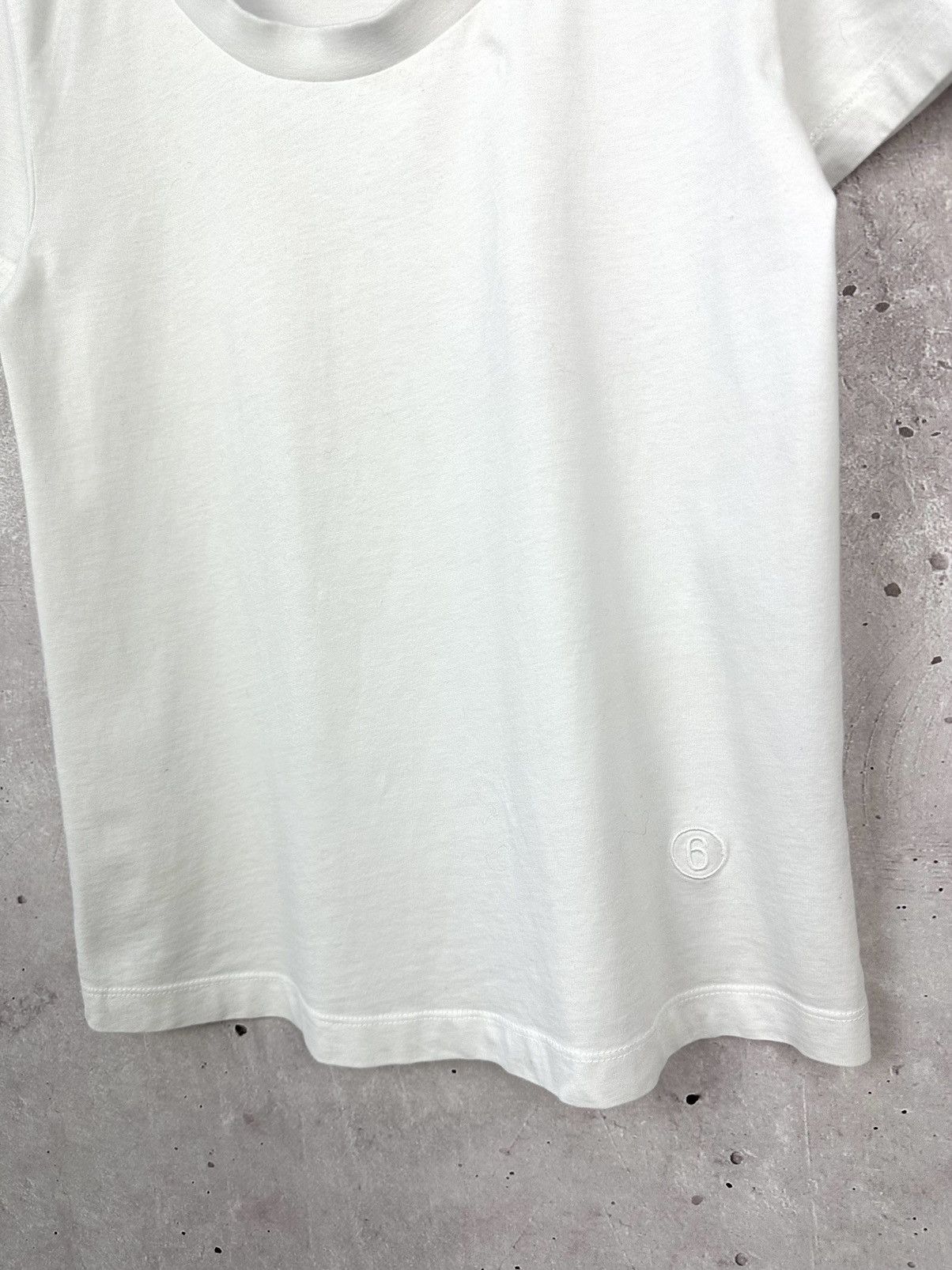 Maison Margiela MM6 Maison Margiela White Short Sleeve T-shirt Size M / US 6-8 / IT 42-44 - 3 Thumbnail