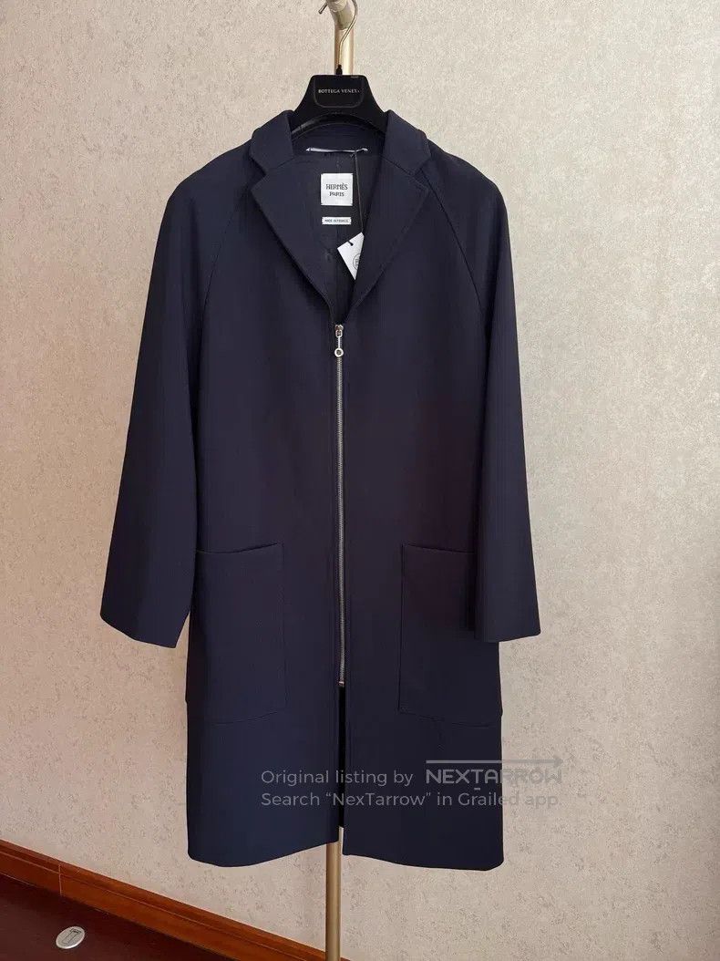 Hermes Hermes Women's Fall/Winter Jacket Trench Coat Size XS / US 0-2 / IT 36-38 - 1 Thumbnail