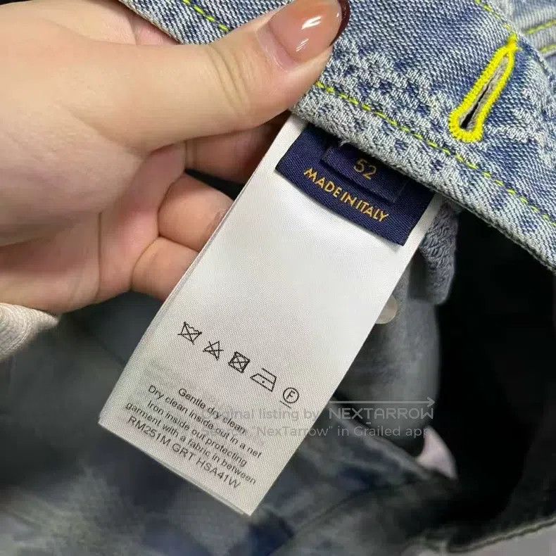 Louis Vuitton Louis Vuitton 25 Latest Blue Plaid Single Breasted Long Sl Size US L / EU 52-54 / 3 - 3 Thumbnail