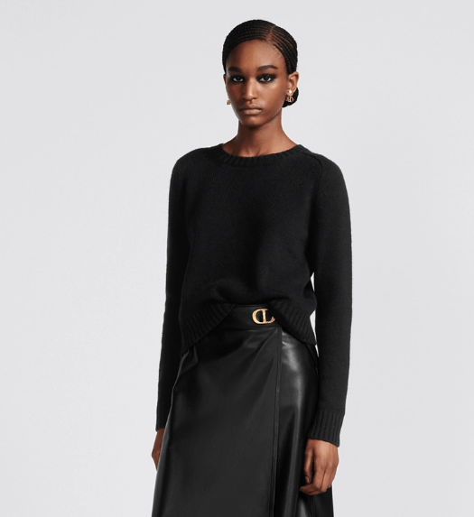 Dior o1w1db10525 144S76 Sweater in Black Size S / US 4 / IT 40 - 4 Thumbnail