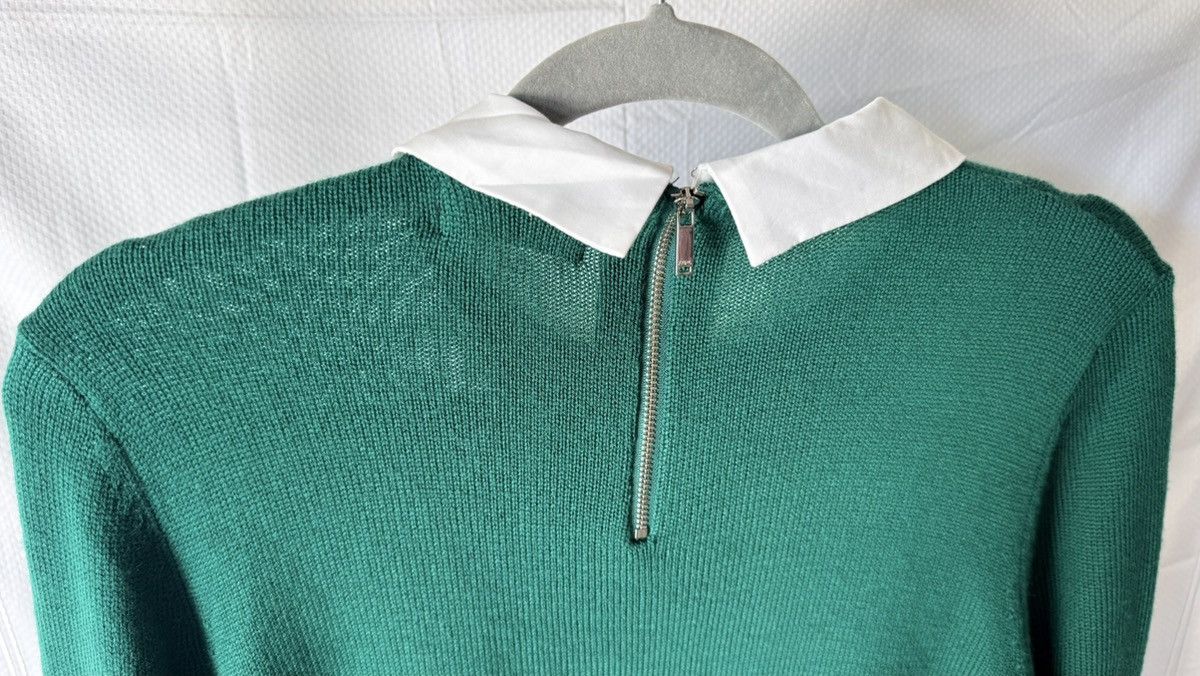Karl Lagerfeld Karl Lagerfeld Green Sweater with Black Details | Size S Size S / US 4 / IT 40 - 10 Thumbnail