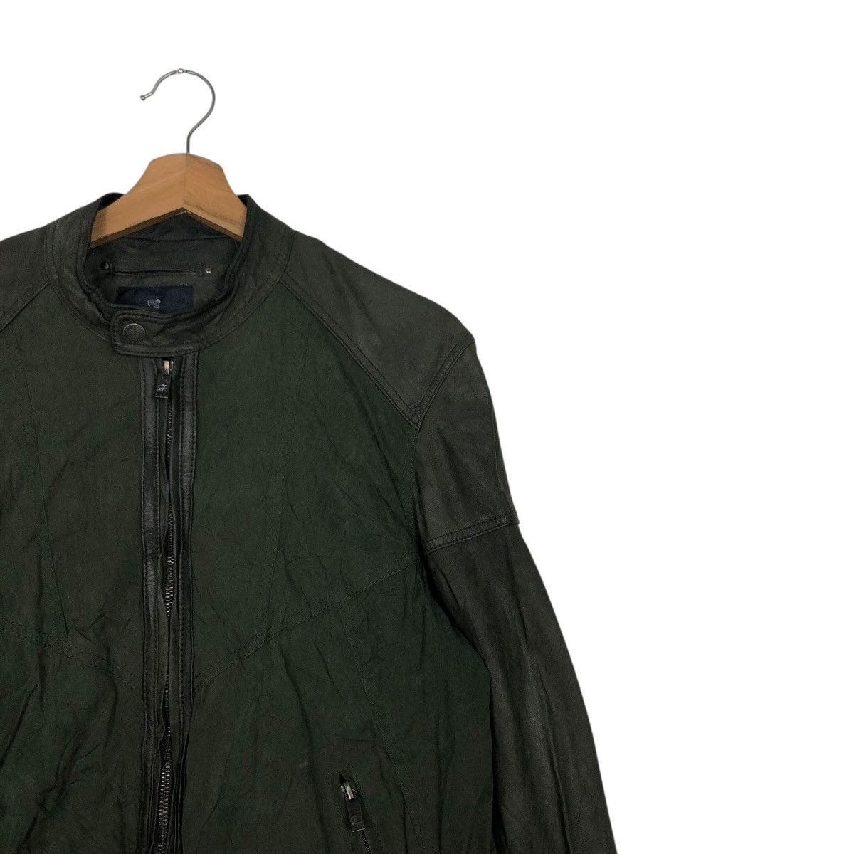 Scotch & Soda 🔥VINTAGE GENUINE LEATHER JACKET BIKER MADE WITH LOVE Size US M / EU 48-50 / 2 - 8 Thumbnail