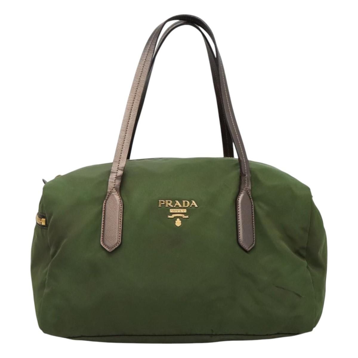 Prada Re-Nylon Green Synthetic Handbag (Pre-Owned) Size ONE SIZE - 1 Thumbnail