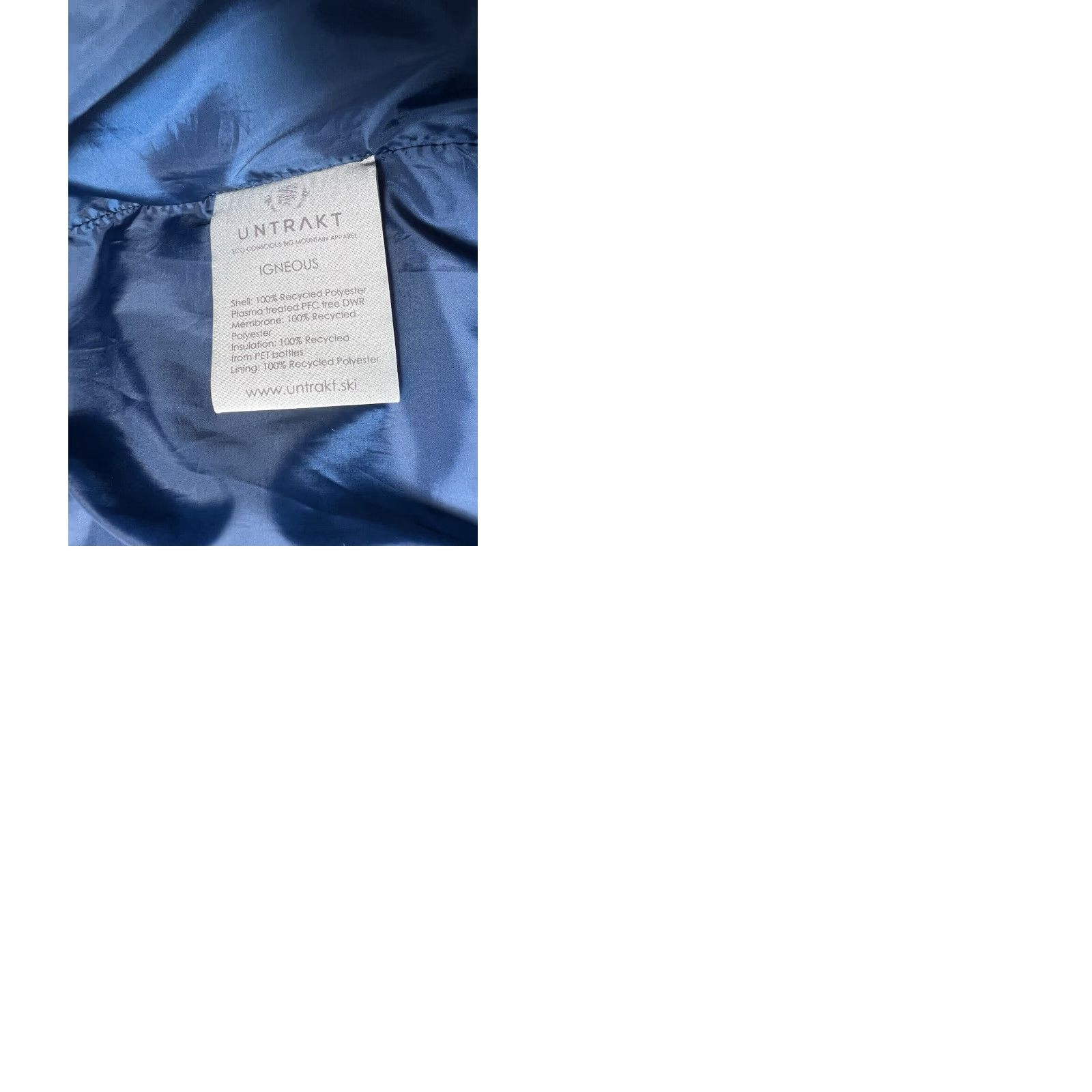 Vintage UNTRAKТ IGNEOUS Down Insulated Ski Snowboard Jacket L Men’s Blue Slim Puffer Jacket Winter Skiing 30” 32.5” Length Men Size US L / EU 52-54 / 3 - 9 Thumbnail