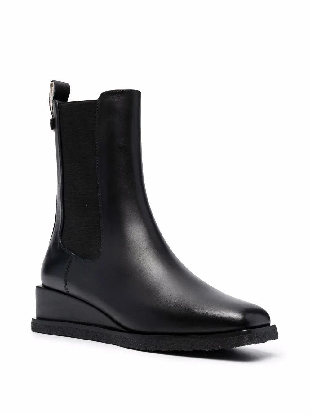 Salvatore Ferragamo o1y0326 Ankle Boots in Black Size US 5.5 / IT 35.5 - 2 Thumbnail