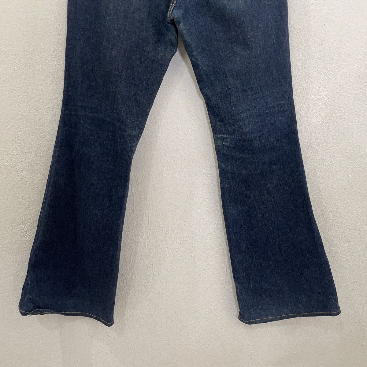20471120 Vintage Big Stone Bush Pants Flare Denim Jeans Size 28" / US 6 / IT 42 - 9 Thumbnail