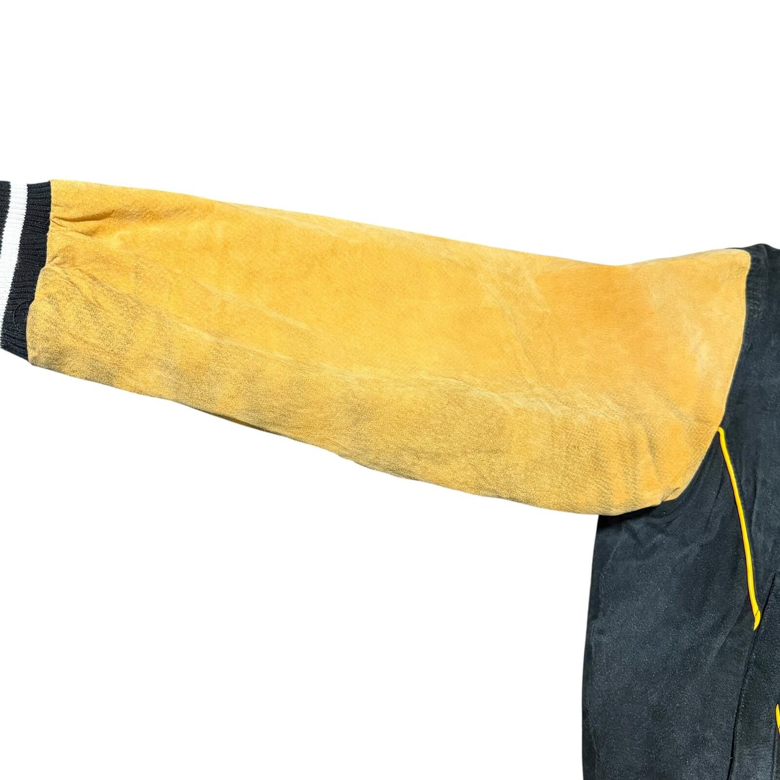 NFL Vintage 00s NFL Pittsburgh Steelers Leather Varsity Jacket Size US XL / EU 56 / 4 - 6 Thumbnail
