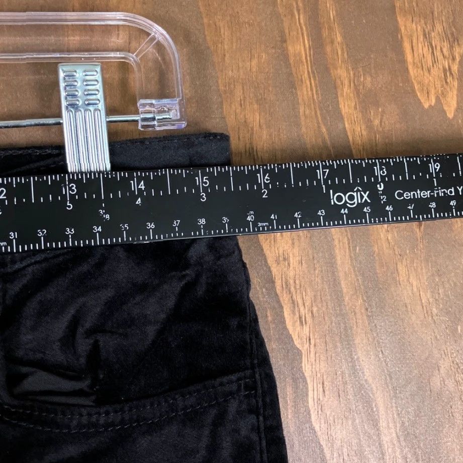 Loft LOFT Womens Jeans Black Velvet Mid Rise Skinny Stretch 8 in Regular 30in Waist 8 27 in Inseam Mens Womens Girls Size 30" / US 8 / IT 44 - 7 Thumbnail