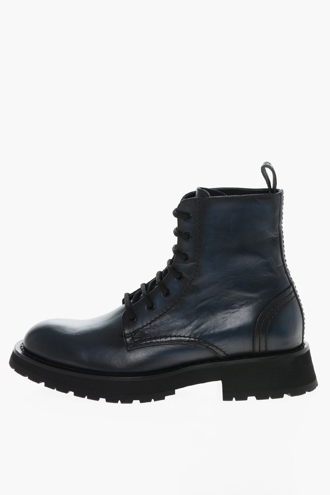 Alexander McQueen o1y1024 Ankle Boots in Midnight Blue Size US 12 / EU 45 - 3 Thumbnail
