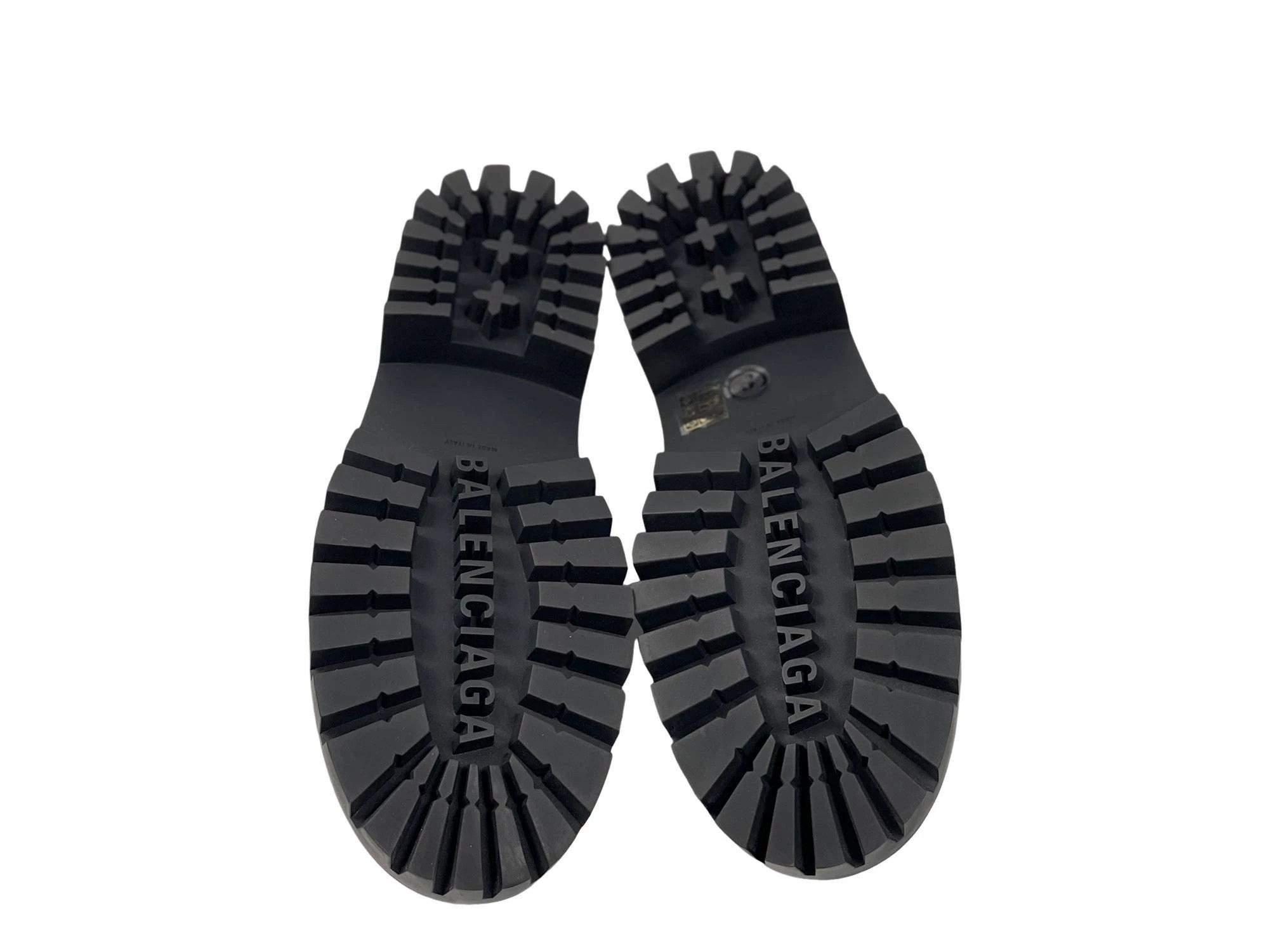 Balenciaga Balenciaga Sergent Classic Round Toe Lace-Up Derby Size US 10 / EU 43 - 5 Thumbnail