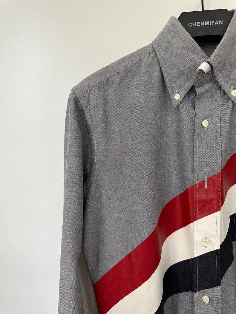 Thom Browne Thom Browne Light grey shirt Size US S / EU 44-46 / 1 - 5 Thumbnail