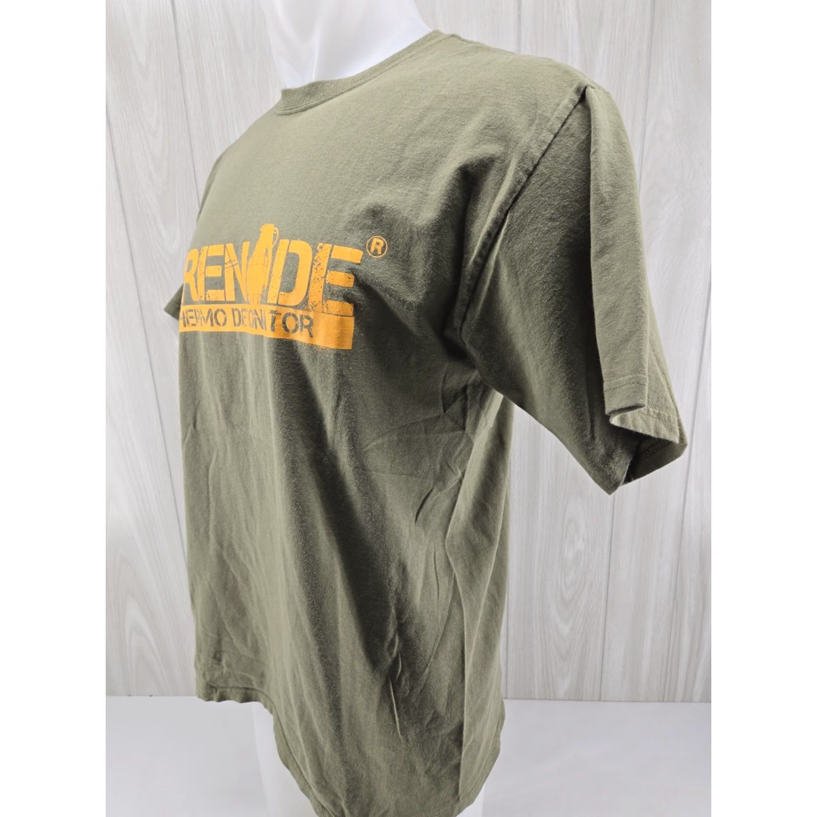 Anvil VINTAGE Grenade Thermo Detonator Fat Burner Shirt Mens Green Size Large Size US L / EU 52-54 / 3 - 5 Thumbnail
