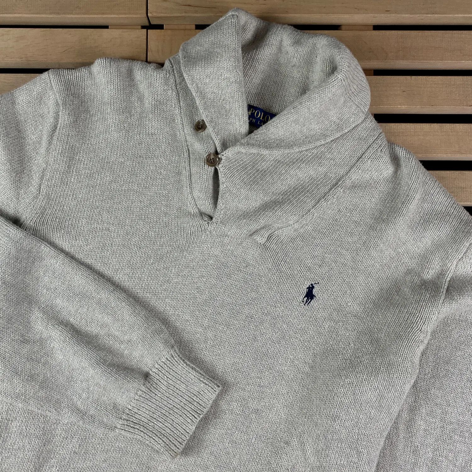 Polo Ralph Lauren × Ralph Lauren Mens Sweater Long Sleeve Polo by Ralph Lauren Size XXL Size US XXL / EU 58 / 5 - 2 Thumbnail
