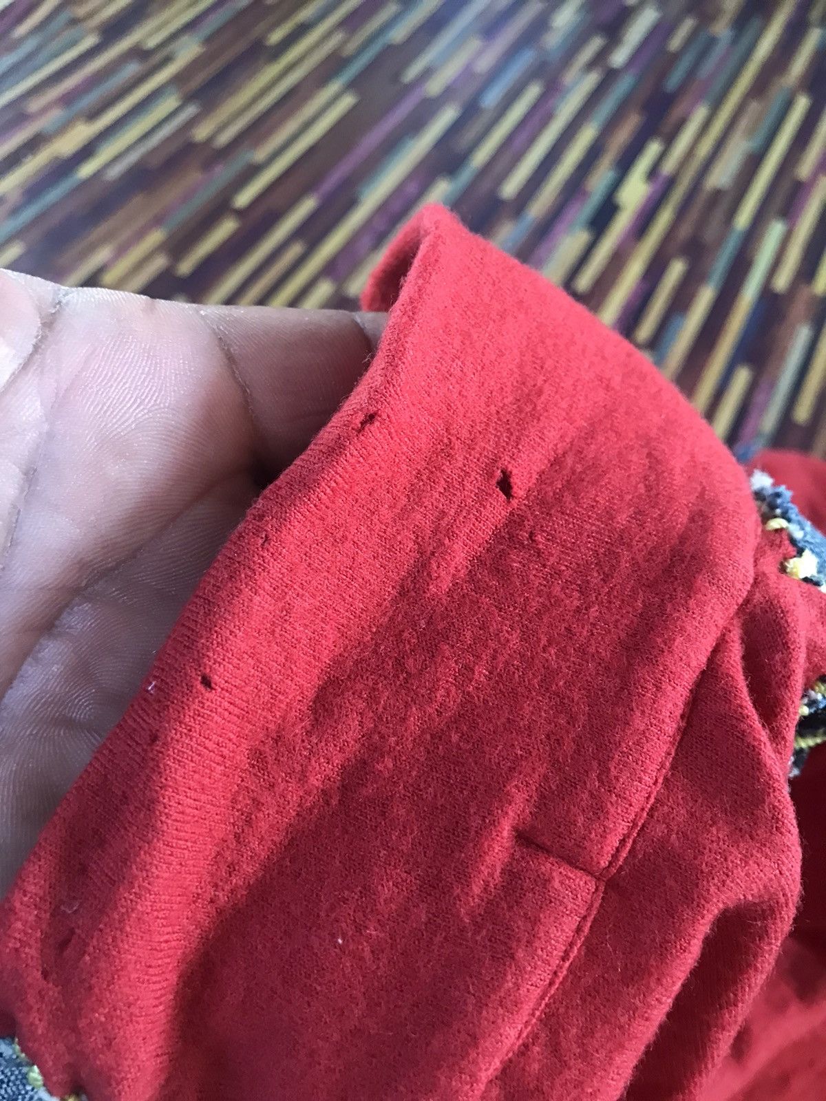 Yohji Yamamoto 🔥🔥🔥VTG YOHJI YAMAMOTO WOOL PACTCH HOMEMADE Size US L / EU 52-54 / 3 - 12 Thumbnail