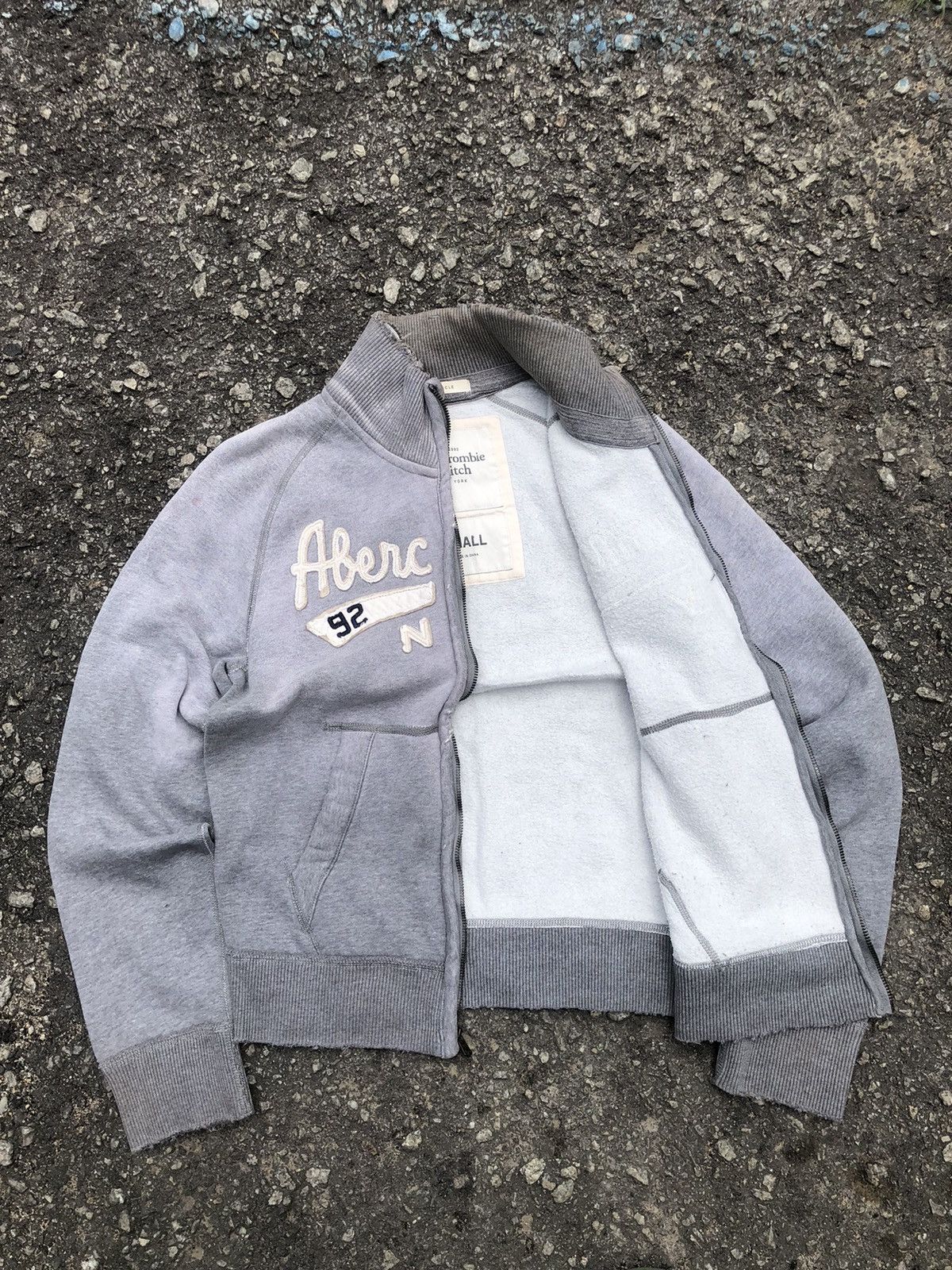Abercrombie & Fitch Vintage Abercrombie & Fitch Big Logo Zipper Sweater Size US M / EU 48-50 / 2 - 4 Thumbnail