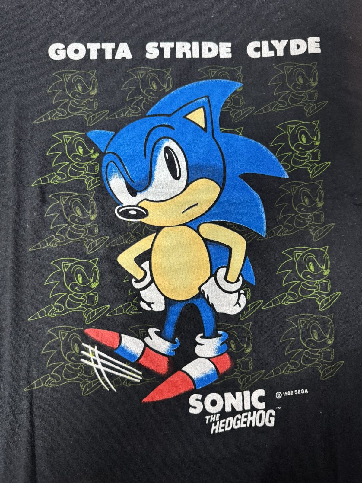 Anime VINTAGE 90’S SONIC THE HEDGEHOG BY SEGA T-SHIRT Size US M / EU 48-50 / 2 - 3 Thumbnail