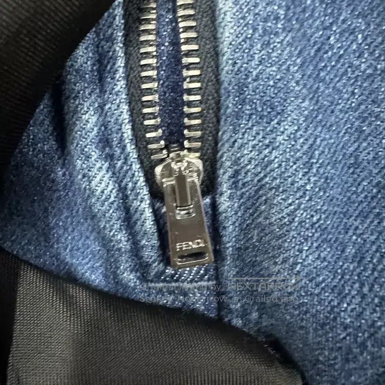 Fendi Fendi Blue Denim Jacket Size US S / EU 44-46 / 1 - 5 Thumbnail