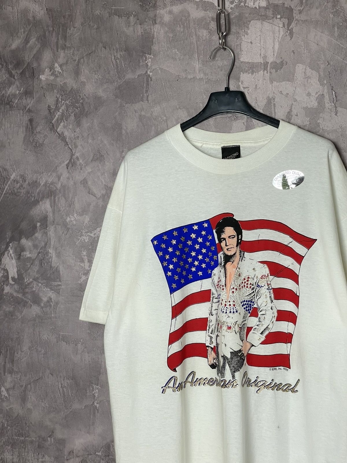 Band Tees × Vintage Vintage 1990 ELVIS PRESLEY Pop Band T Shirt Made In USA Size US L / EU 52-54 / 3 - 4 Thumbnail