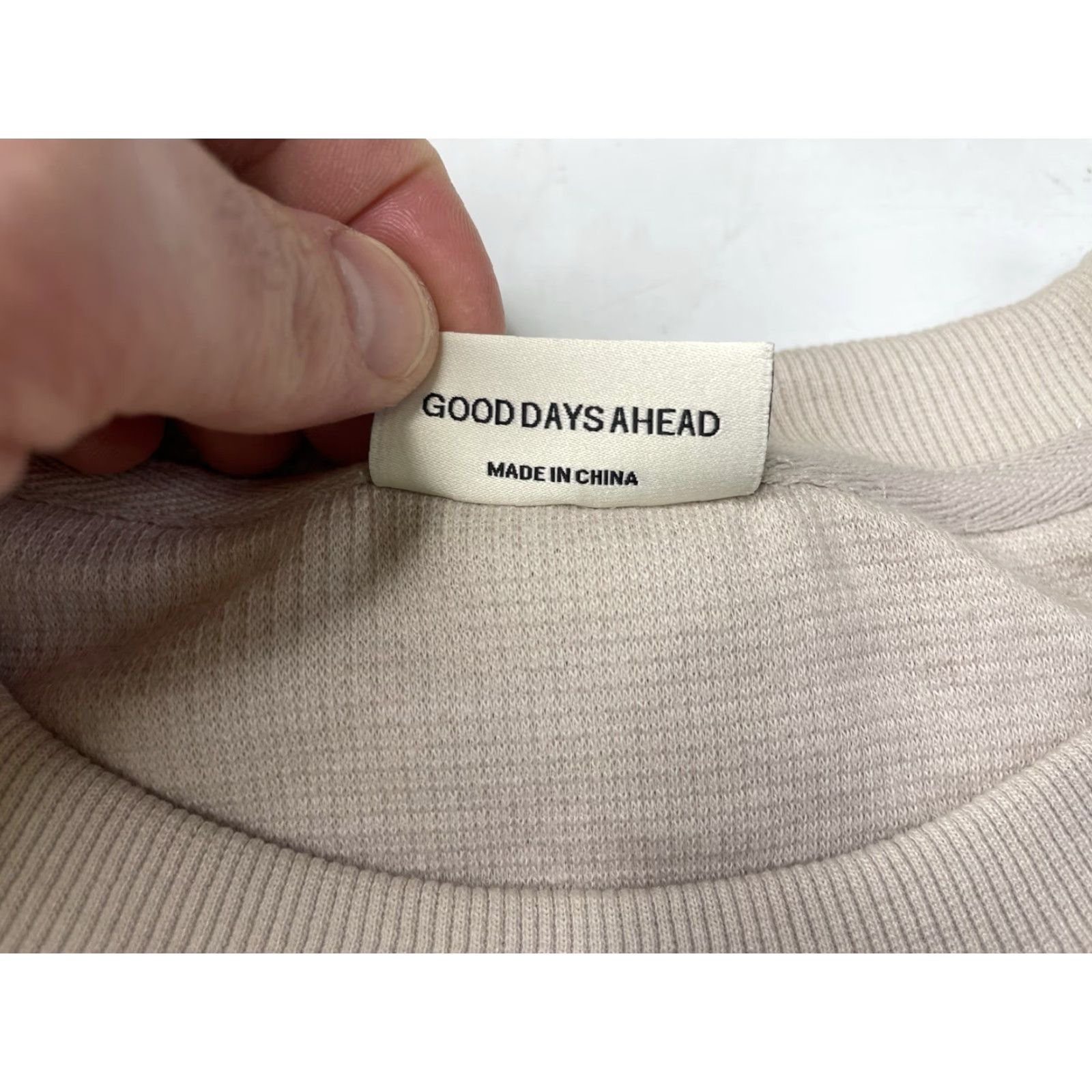 Vintage Comfrt Mens Crewneck Top Beige L Thermal Knit Waffle Cotton Blend Logo All Seasons Regular Size US L / EU 52-54 / 3 - 3 Thumbnail