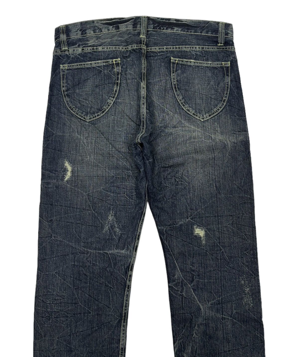 Hysteric Glamour × Japanese Brand × Vintage VINTAGE THEORIA JEANS DISTRESS HYSTERIC GLAMOUR STYLE DENIM Size US 37 - 8 Thumbnail
