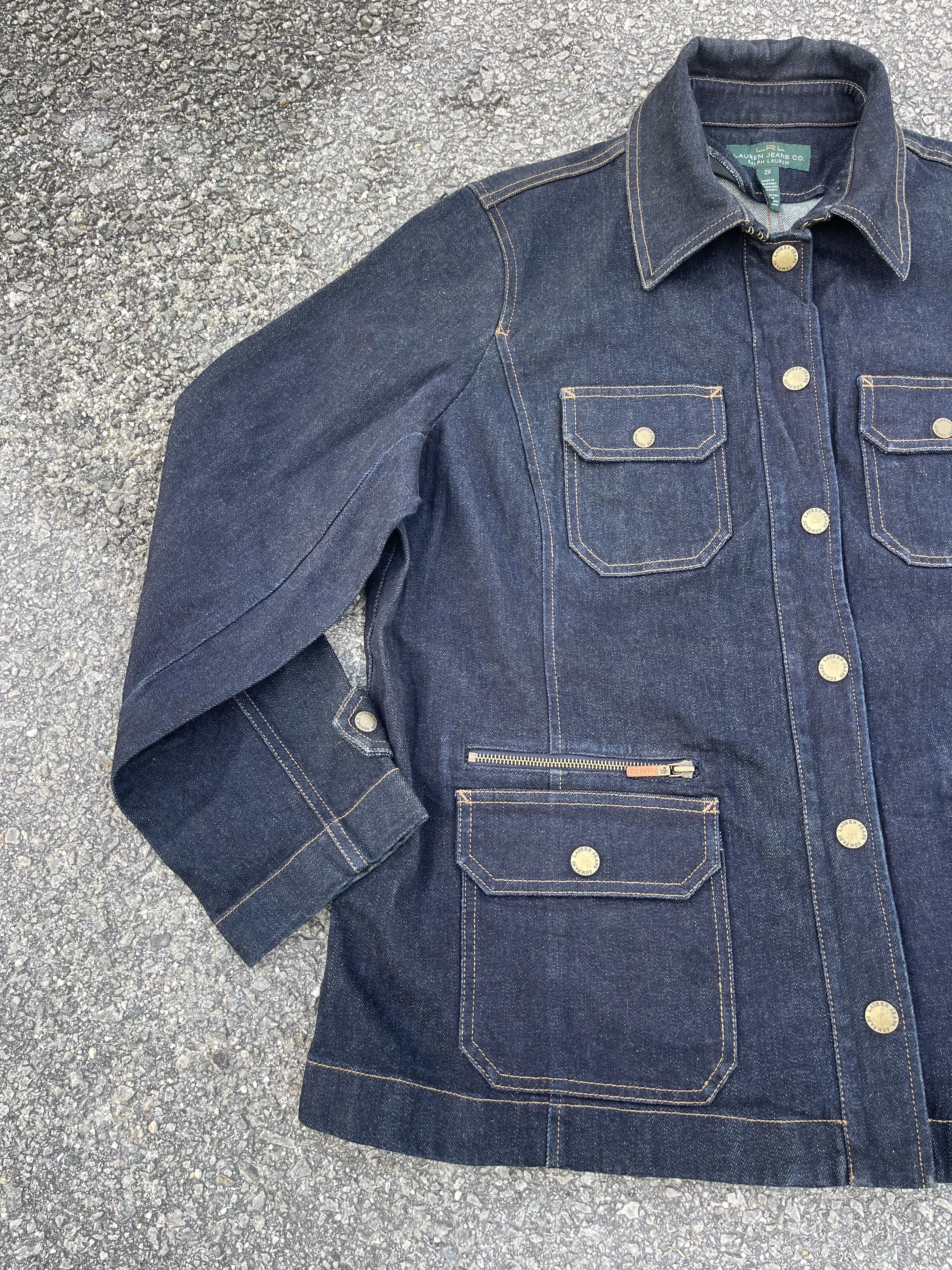 Ralph Lauren Vintage Ralph Lauren Denim Chore Jacket Size US XXL / EU 58 / 5 - 2 Thumbnail