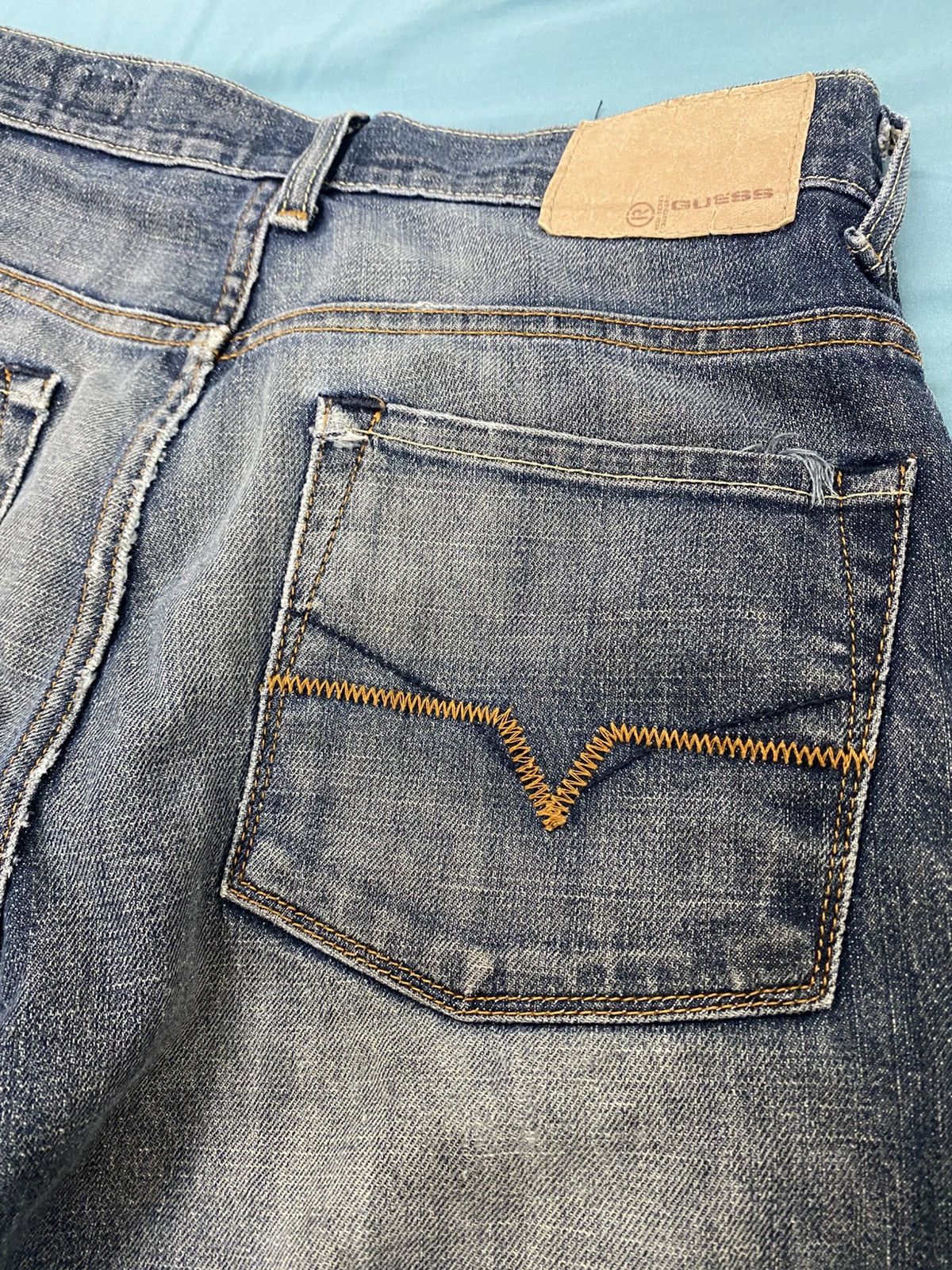 Guess × Jean × Vintage Vintage Custom Guess Jeans Size US 29 - 9 Thumbnail