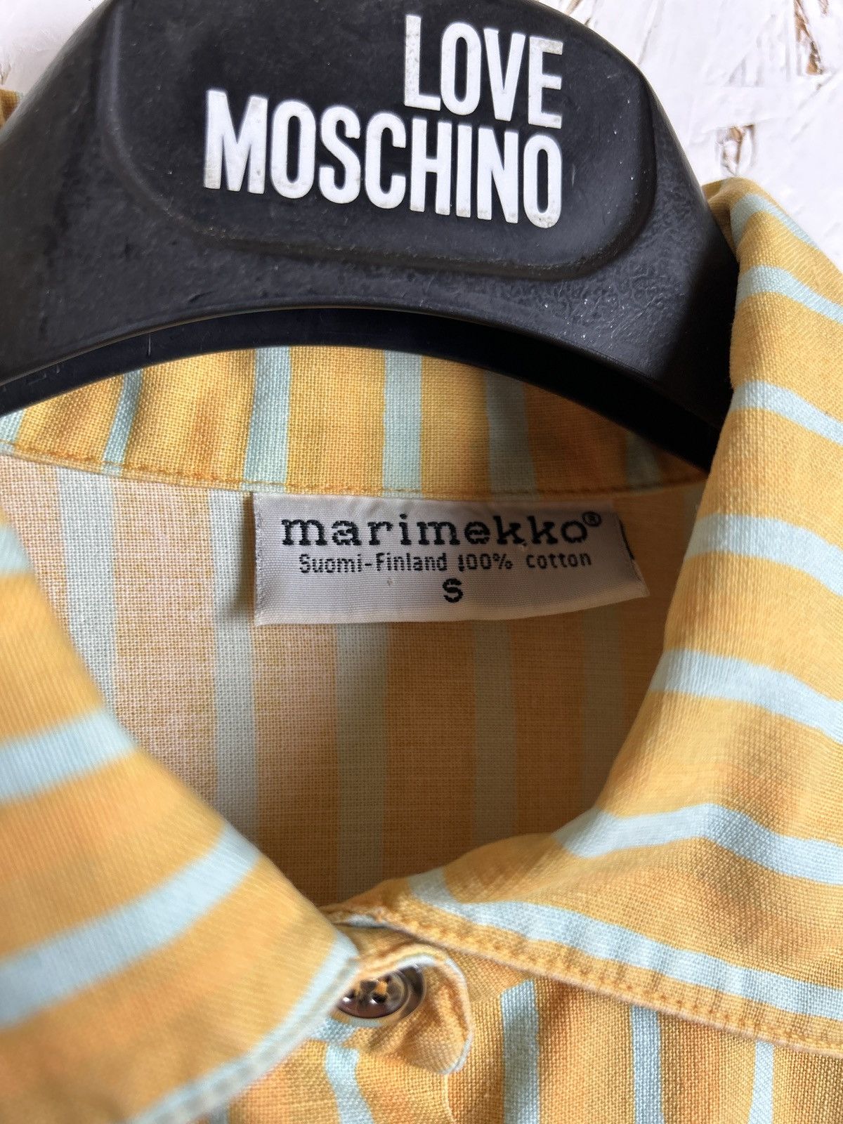 Marimekko Vintage Marimekko Striped Metal Button Jokapoika Shirt Size S / US 4 / IT 40 - 6 Thumbnail