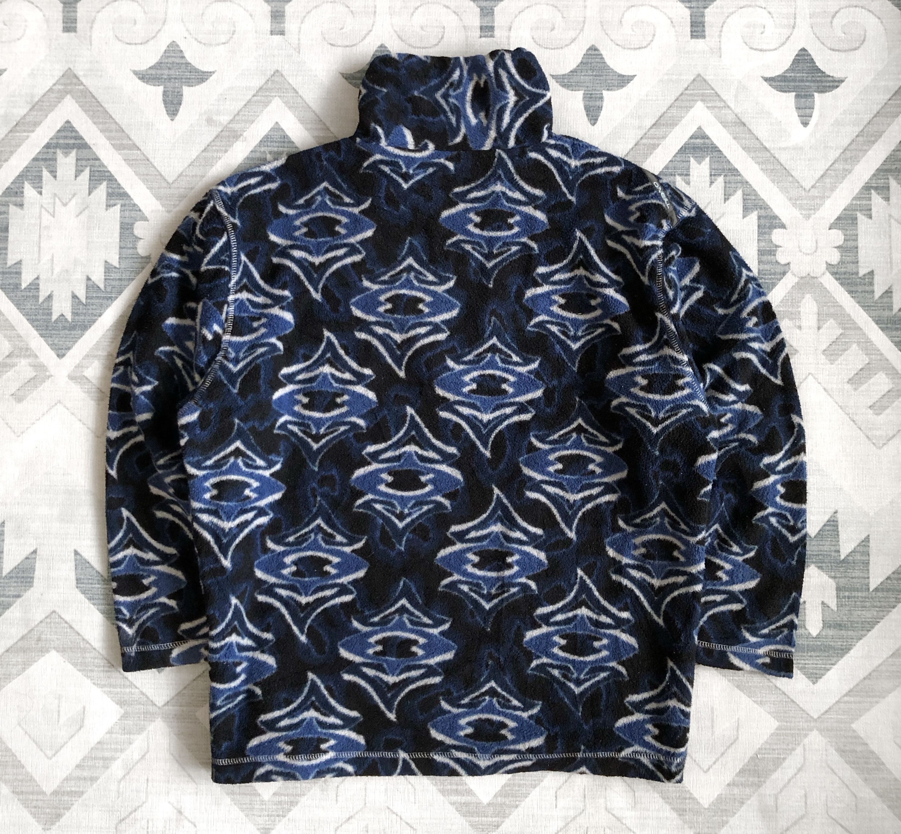 O'Neill × Vintage VINTAGE 90’S O’NEILL HALFZIP FLEECE JACKET Size US XL / EU 56 / 4 - 3 Thumbnail