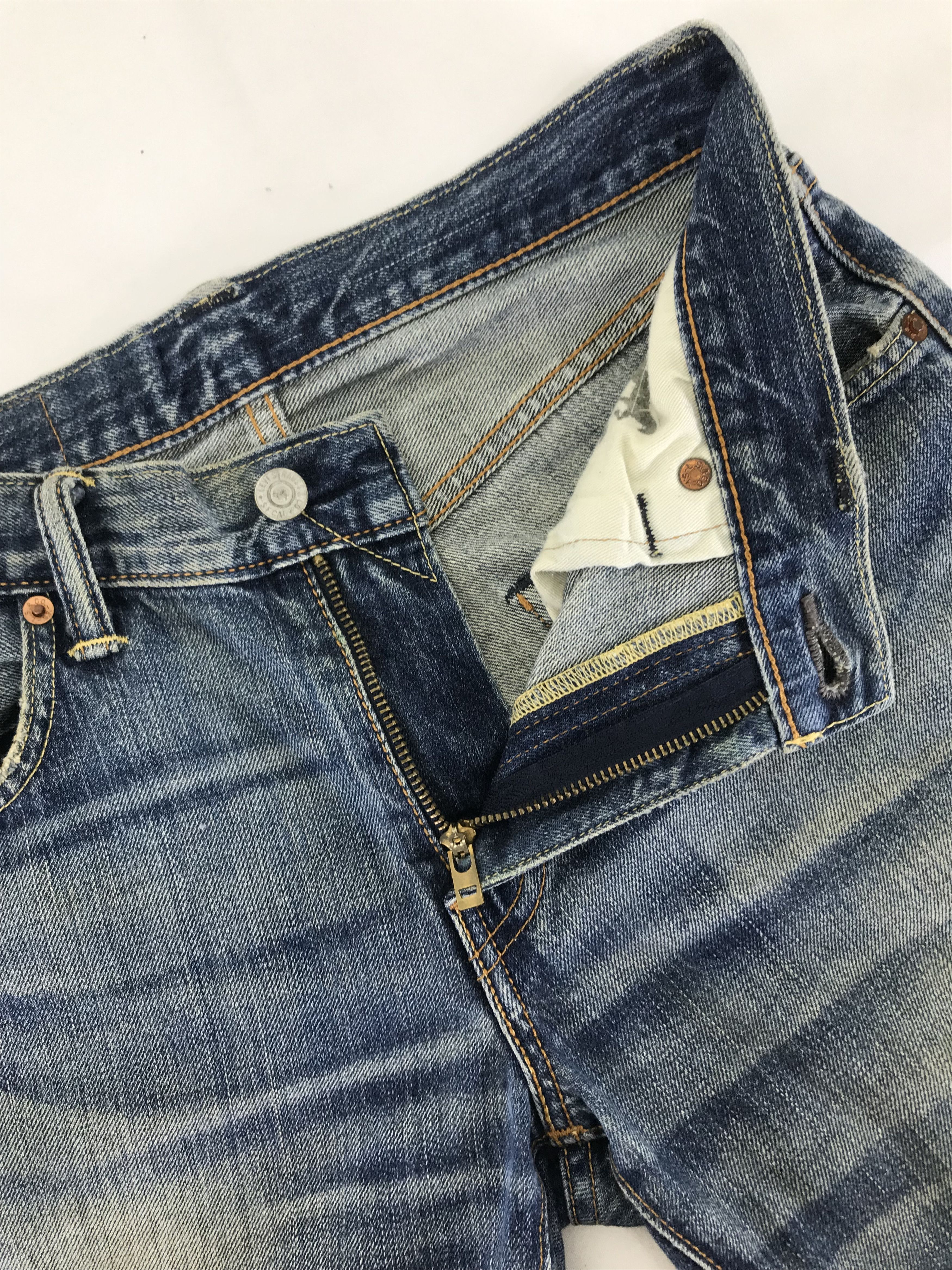 Levi's Vintage Levi's 502 Mud Wash Jeans Distressed Denim Size US 29 - 9 Thumbnail