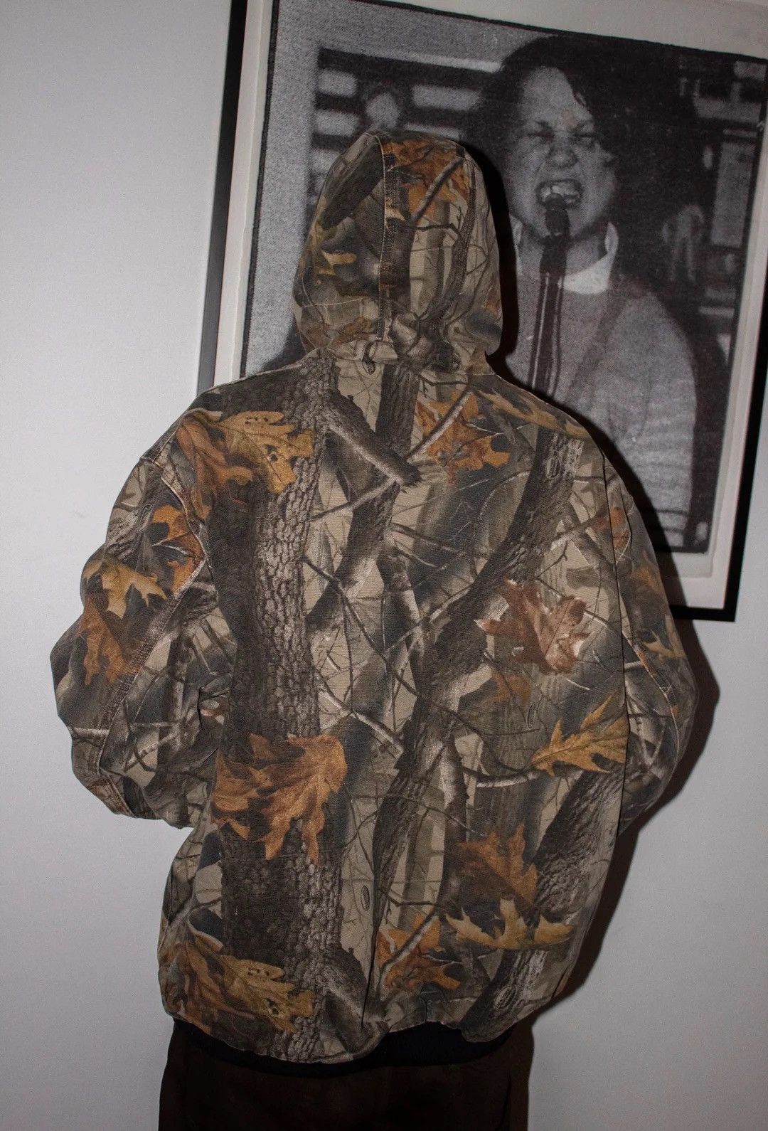 Vintage 🚭 CLASSIC 🚭 CARHARTT THRASHED REALTREE HOODED WORK JACKET Size US XL / EU 56 / 4 - 4 Thumbnail