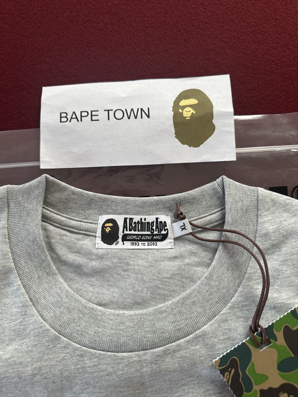 Anti Social Social Club × Bape BAPE X ASSC TEE #1 (GRAY) Size US XL / EU 56 / 4 - 3 Thumbnail